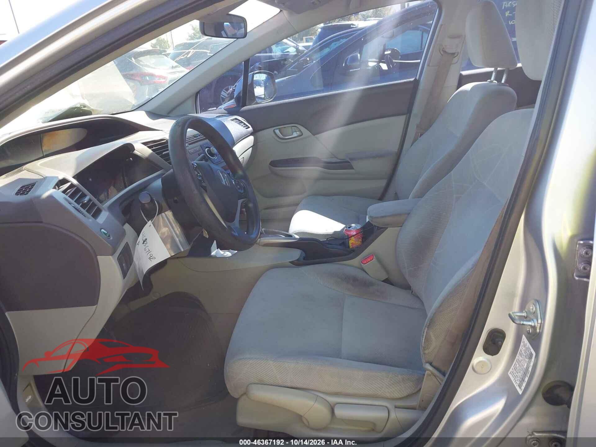 HONDA CIVIC 2012 - 19XFB2F56CE304044