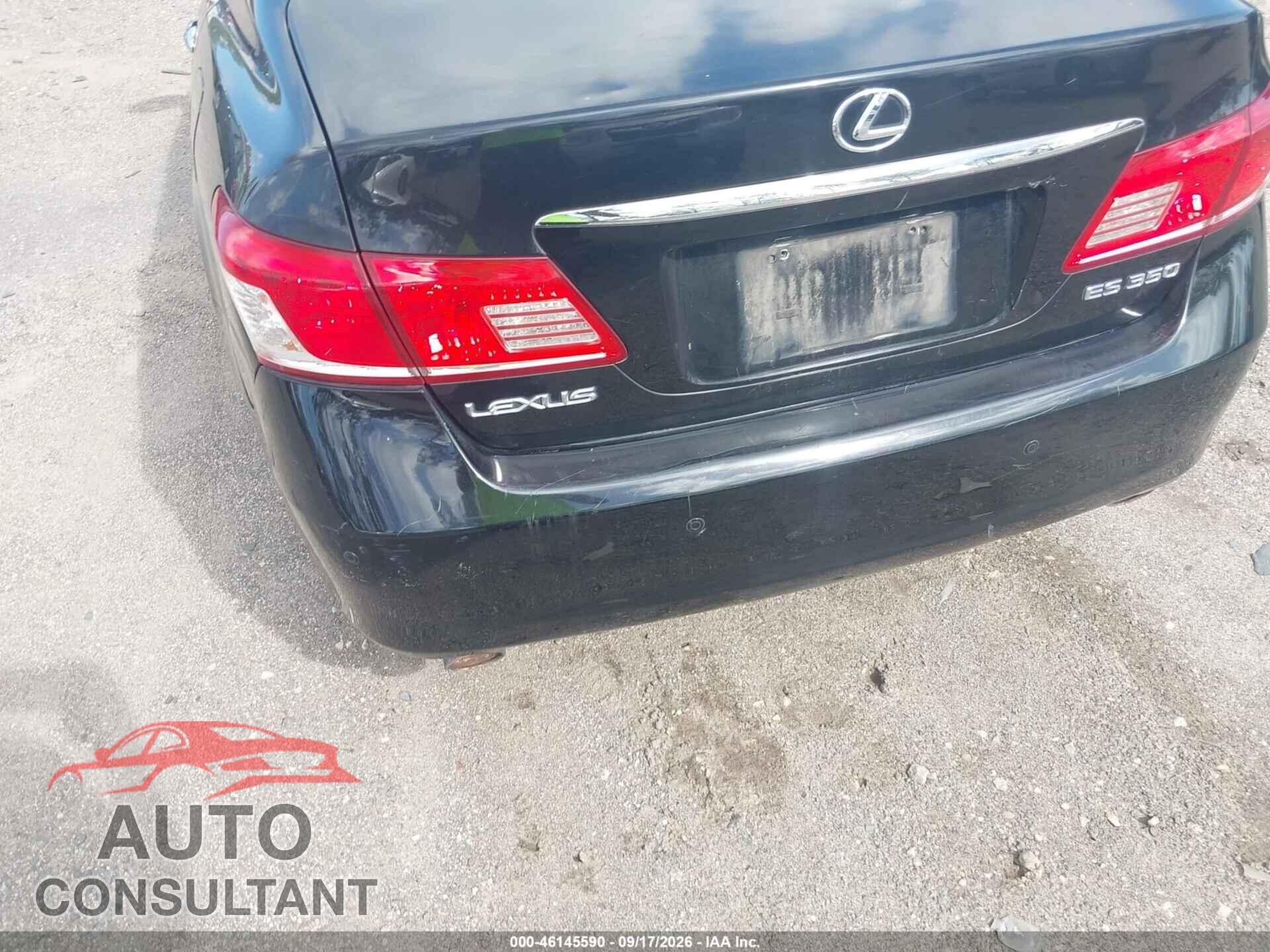 LEXUS ES 350 2010 - JTHBK1EG0A2359545