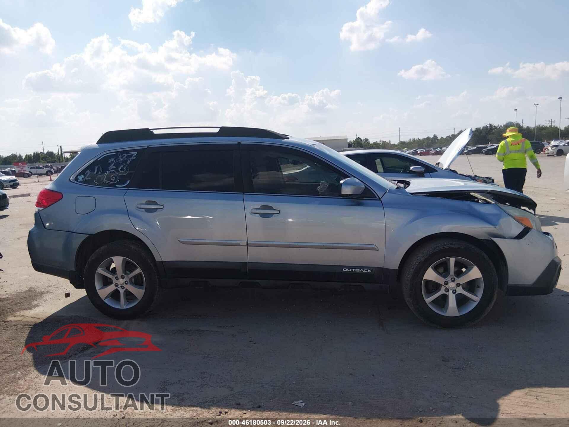 SUBARU OUTBACK 2013 - 4S4BRCLC5D3255653