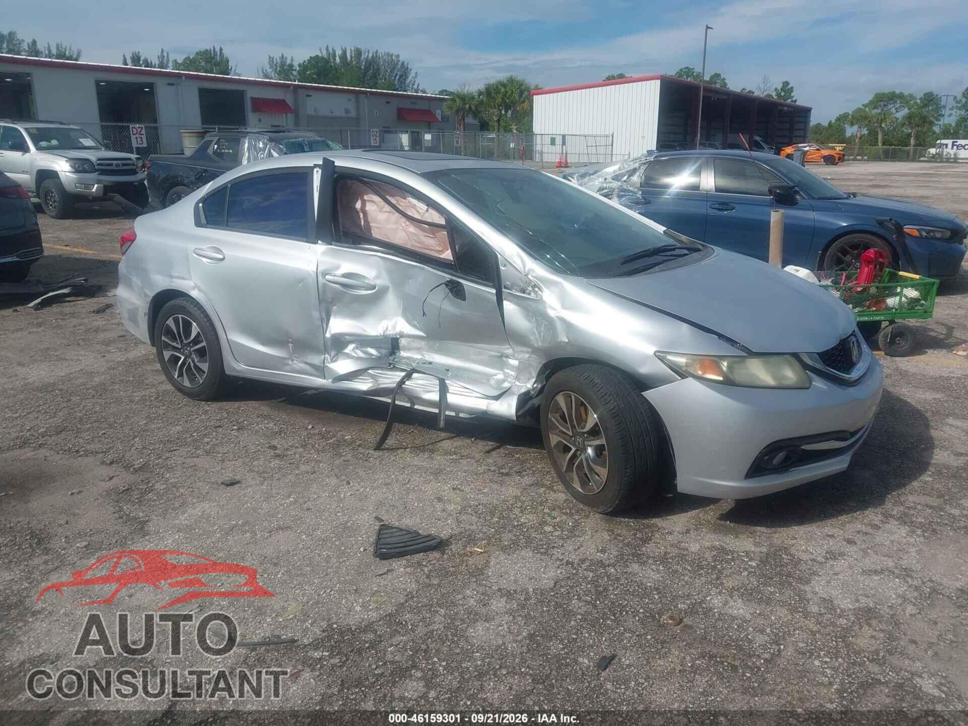 HONDA CIVIC 2013 - 2HGFB2F95DH554529