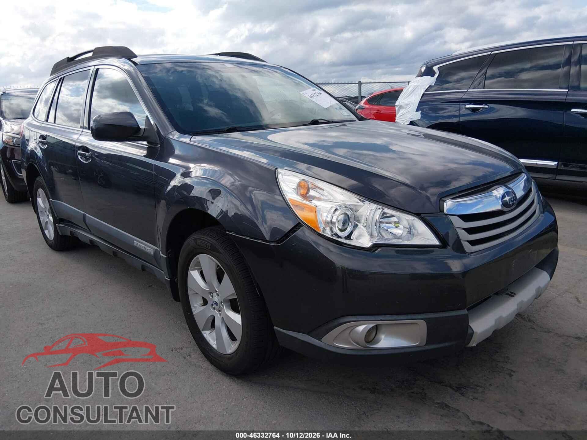SUBARU OUTBACK 2012 - 4S4BRCKC6C3241812