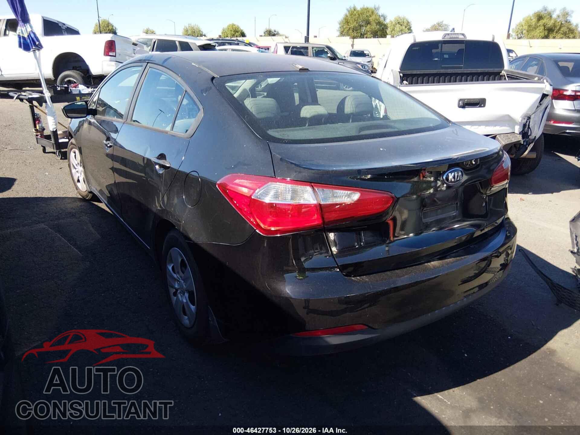 KIA FORTE 2015 - KNAFK4A62F5323943