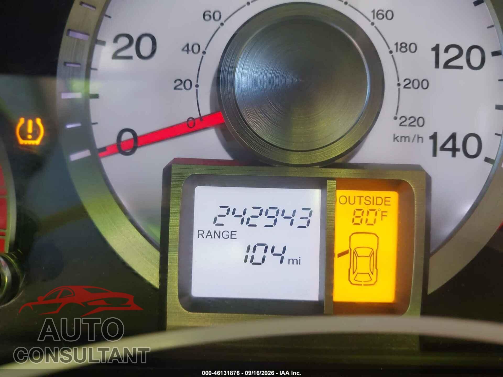 HONDA PILOT 2011 - 5FNYF4H54BB019860