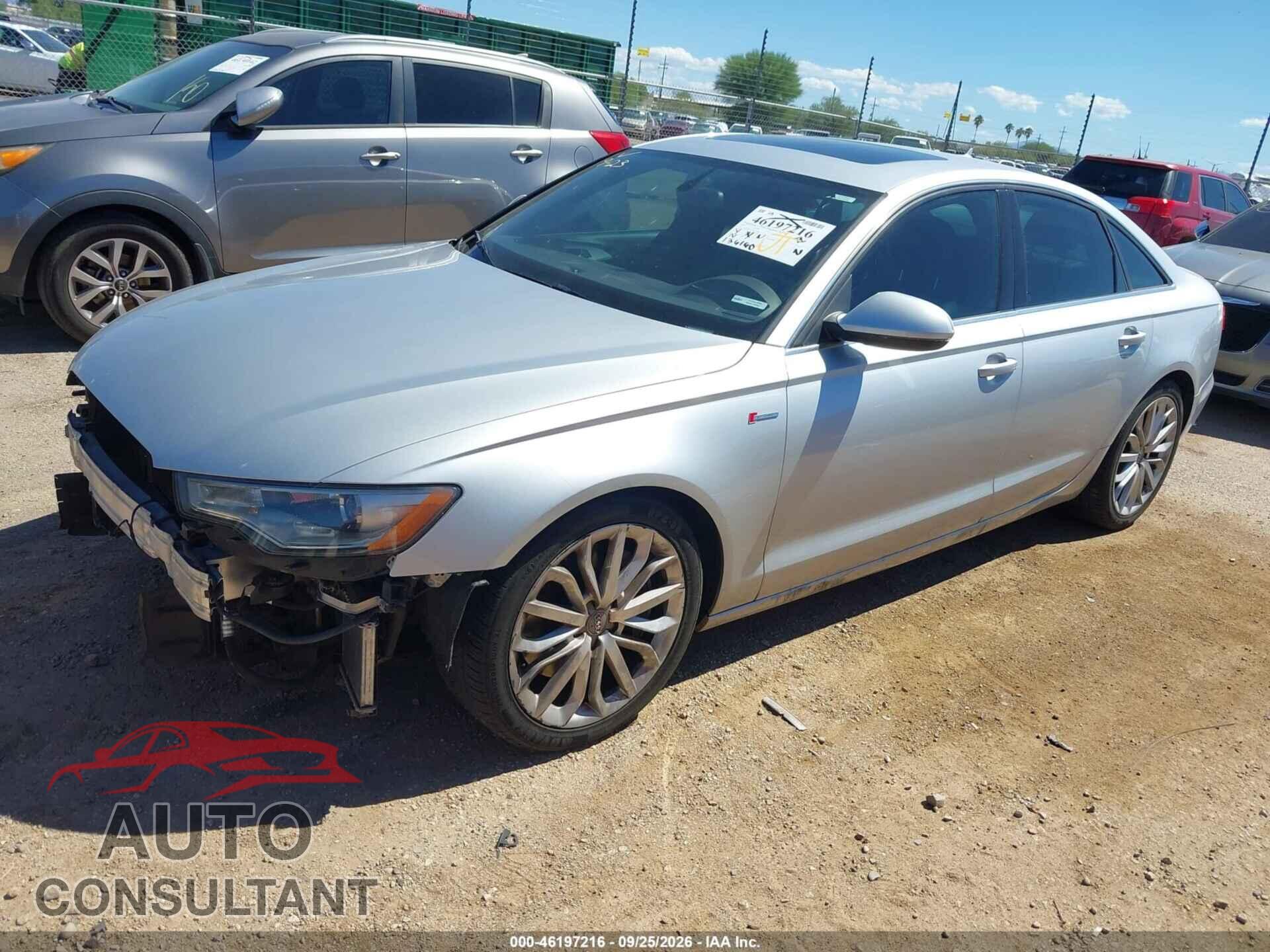 AUDI A6 2012 - WAUGGAFC2CN038853