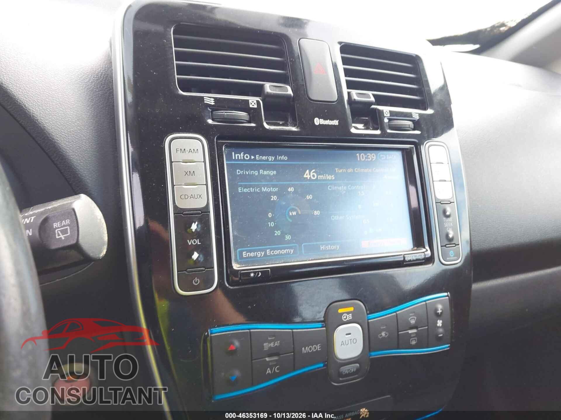 NISSAN LEAF 2015 - 1N4AZ0CP2FC303538