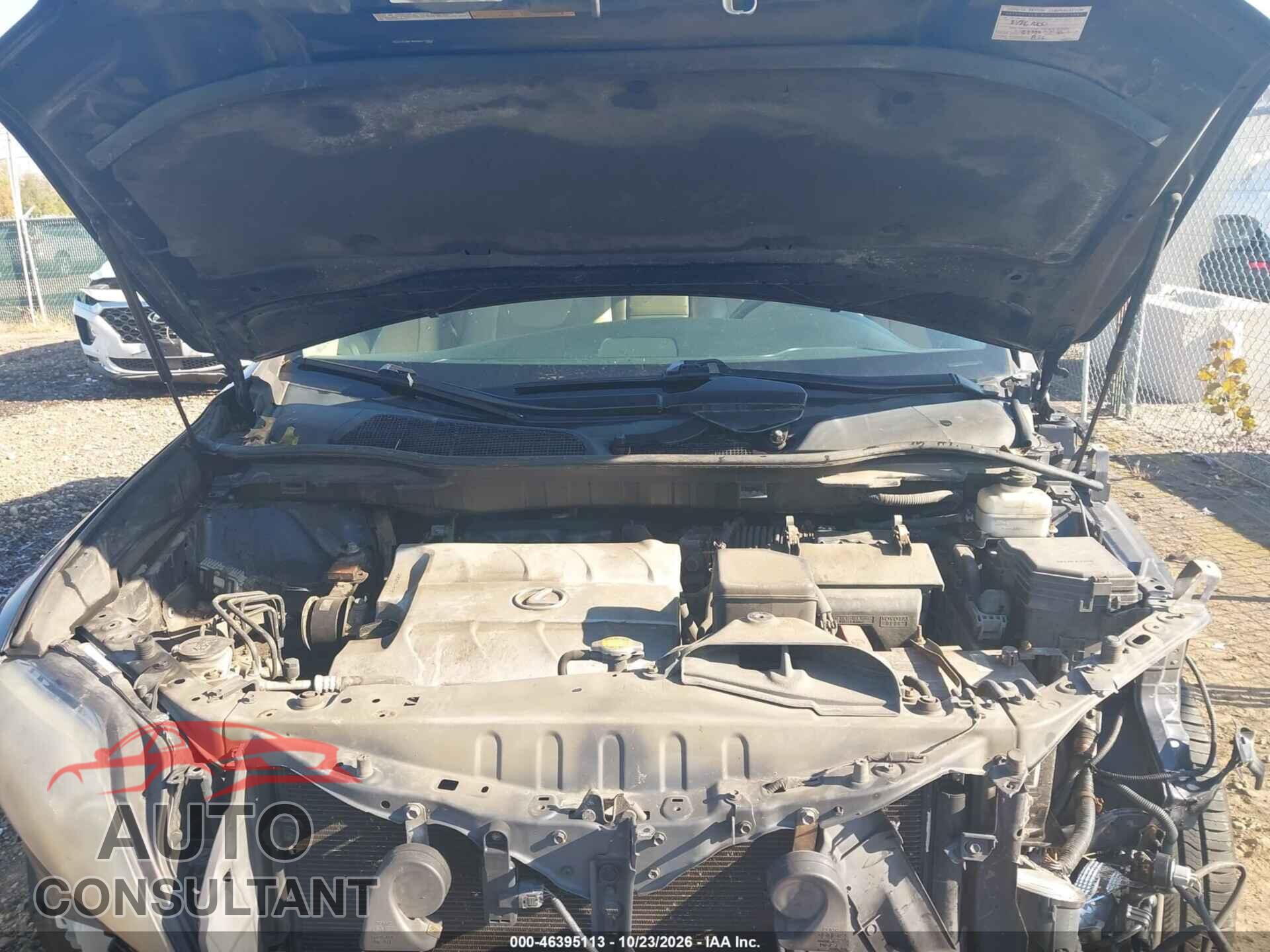 LEXUS RX 350 2010 - 2T2BK1BA0AC012957