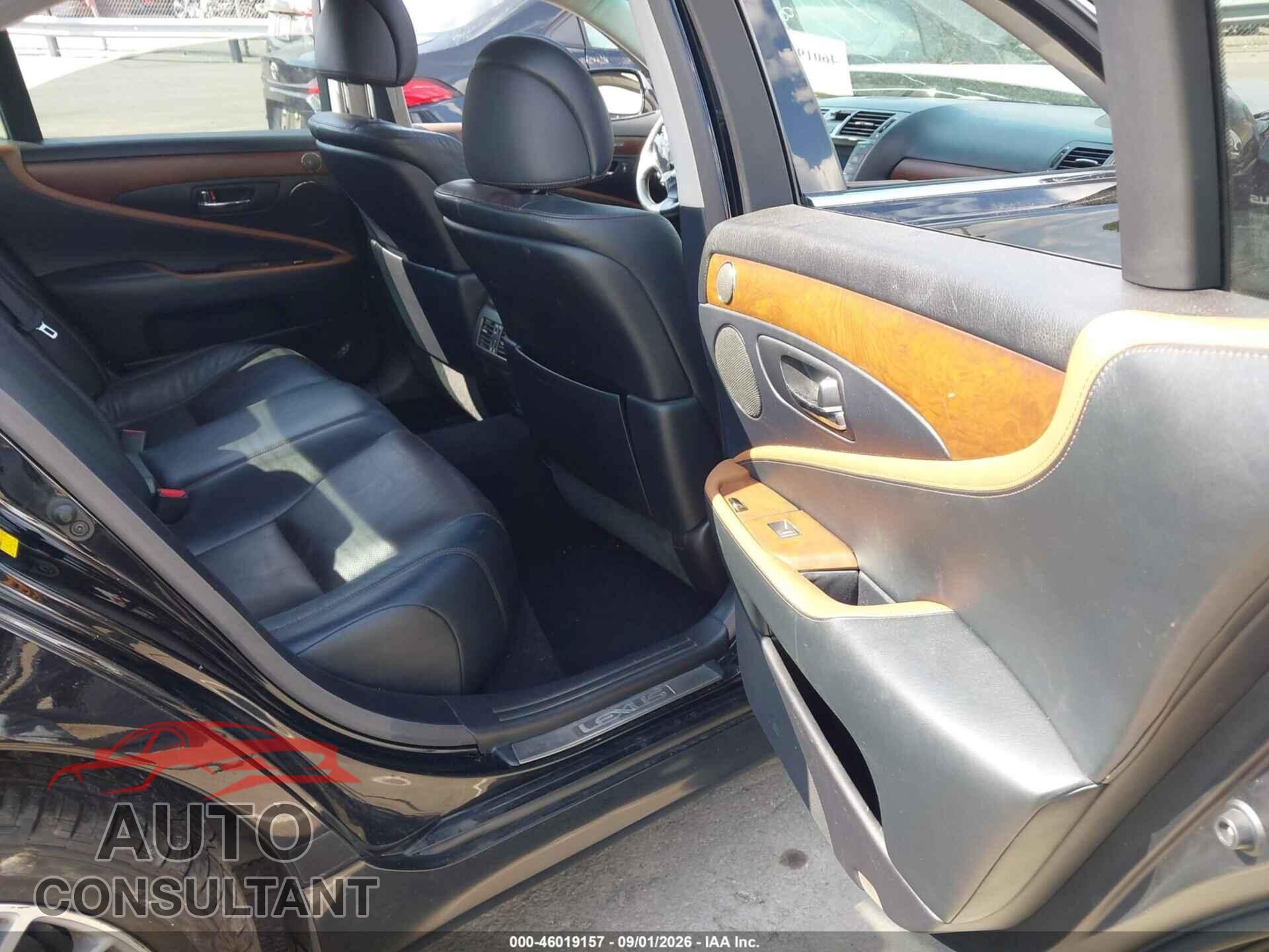 LEXUS LS 460 2012 - JTHBL5EF6C5109756