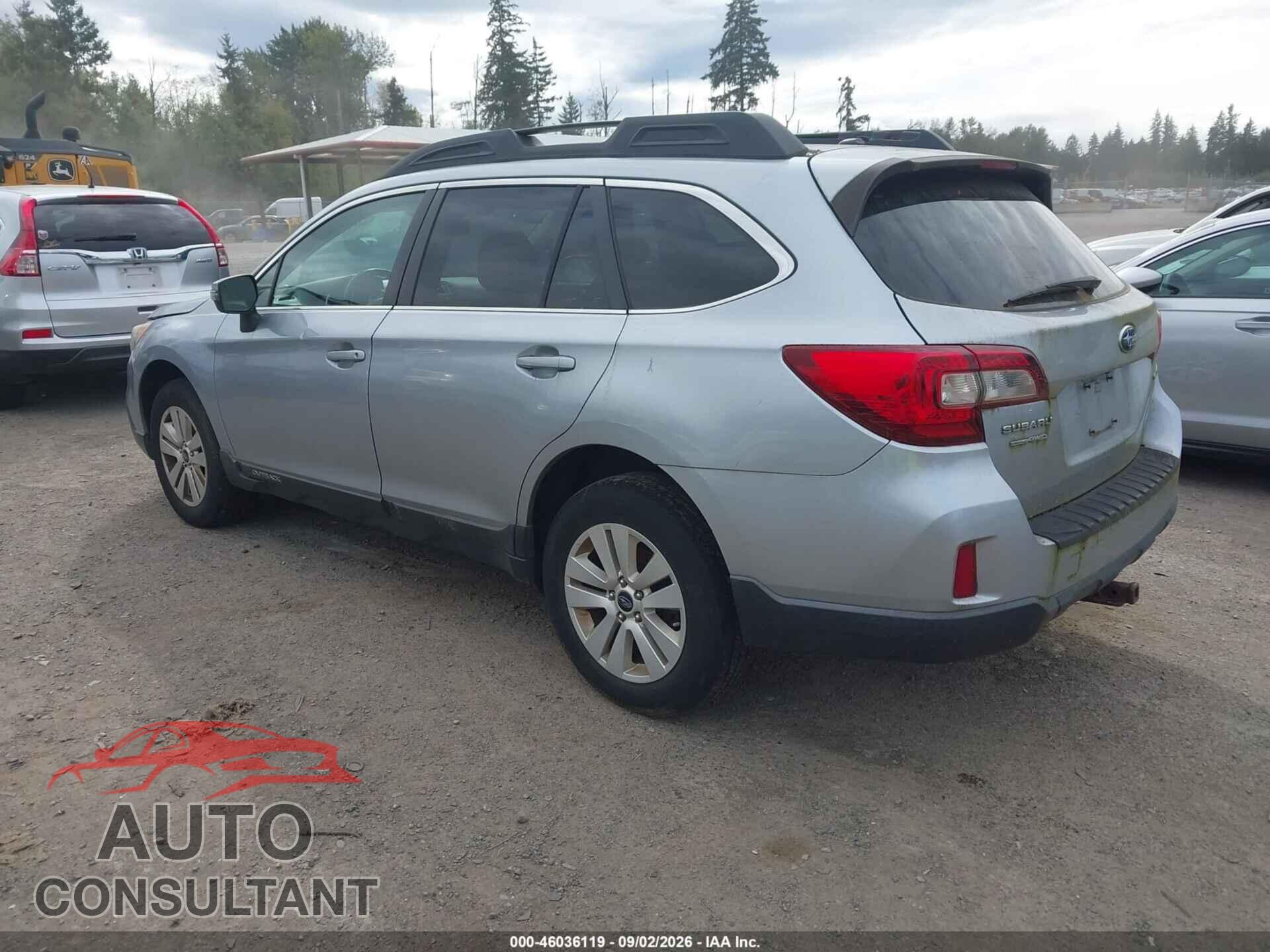 SUBARU OUTBACK 2015 - 4S4BSAFC0F3226889