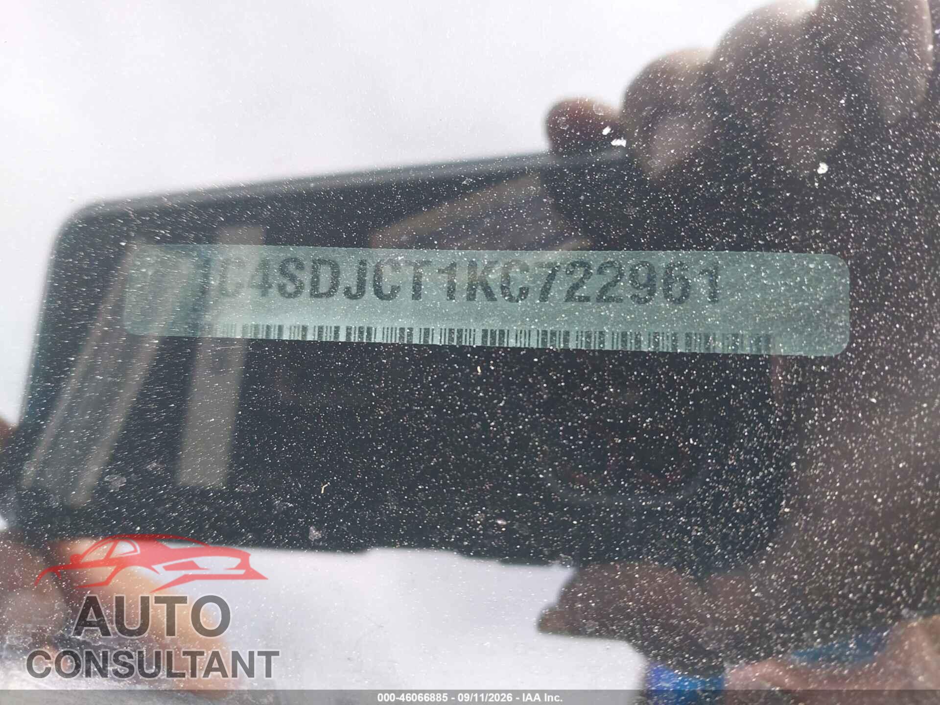 DODGE DURANGO 2019 - 1C4SDJCT1KC722961