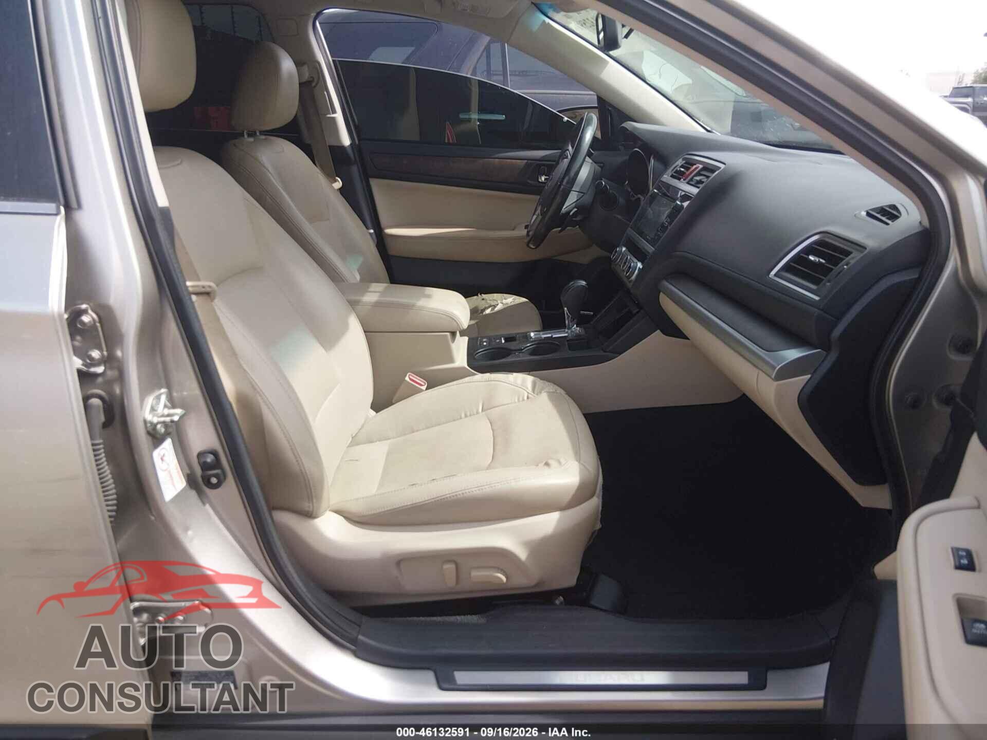 SUBARU OUTBACK 2016 - 4S4BSENC5G3343751