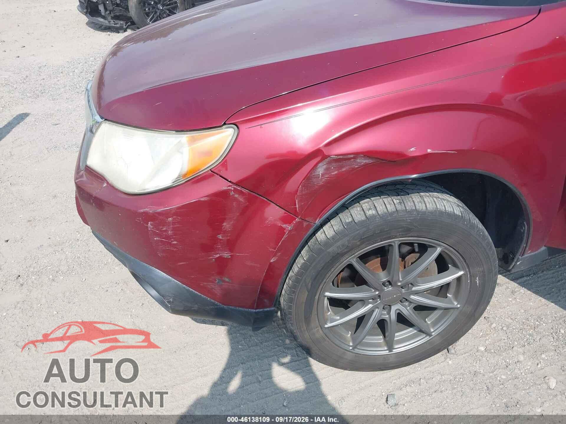 SUBARU FORESTER 2012 - JF2SHADC7CH443510