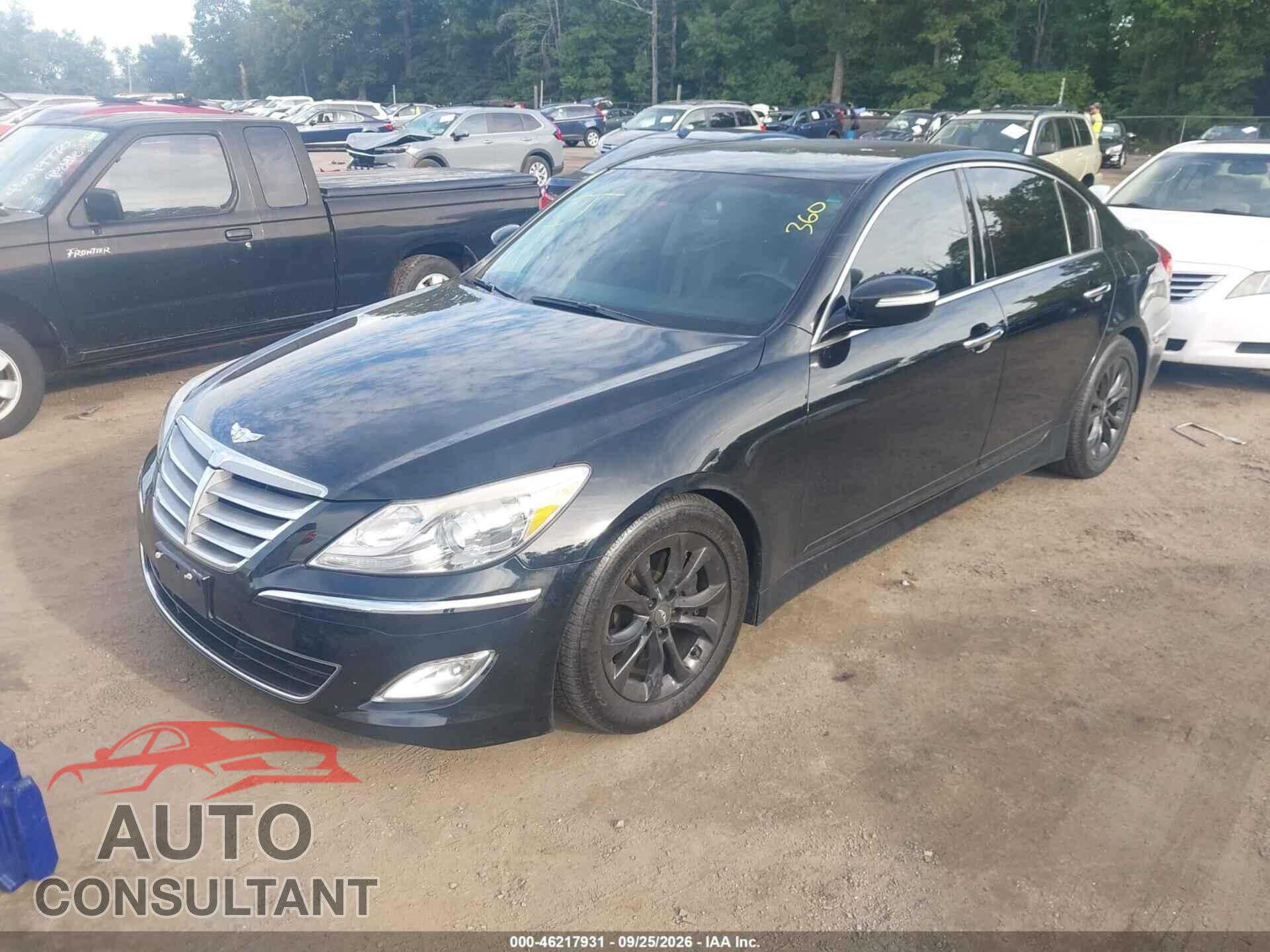 HYUNDAI GENESIS 2012 - KMHGC4DD2CU181458