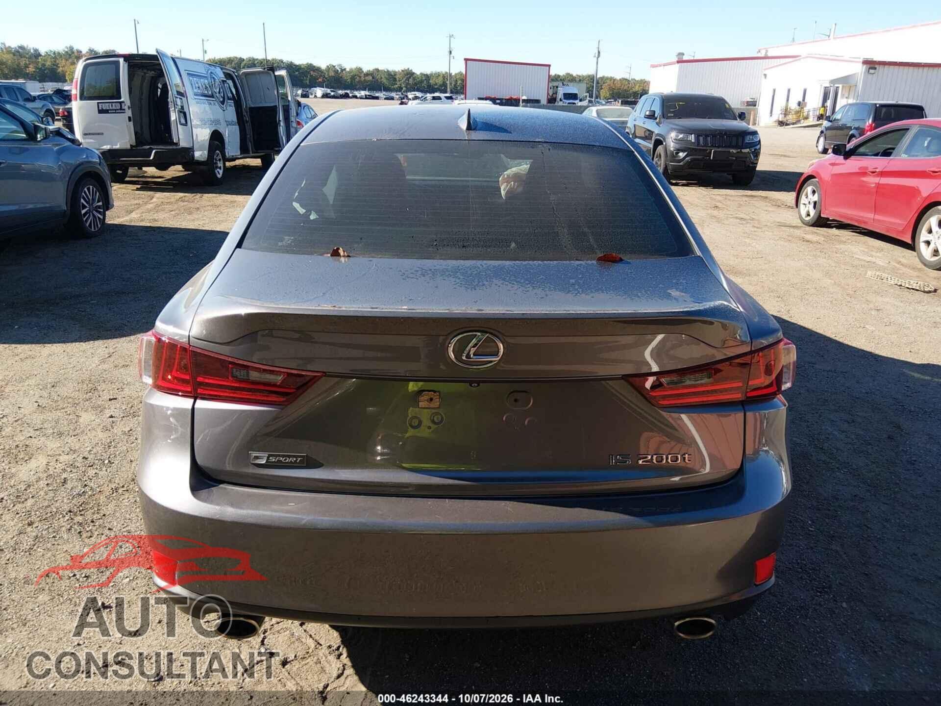 LEXUS IS 200T 2016 - JTHBA1D2XG5036586