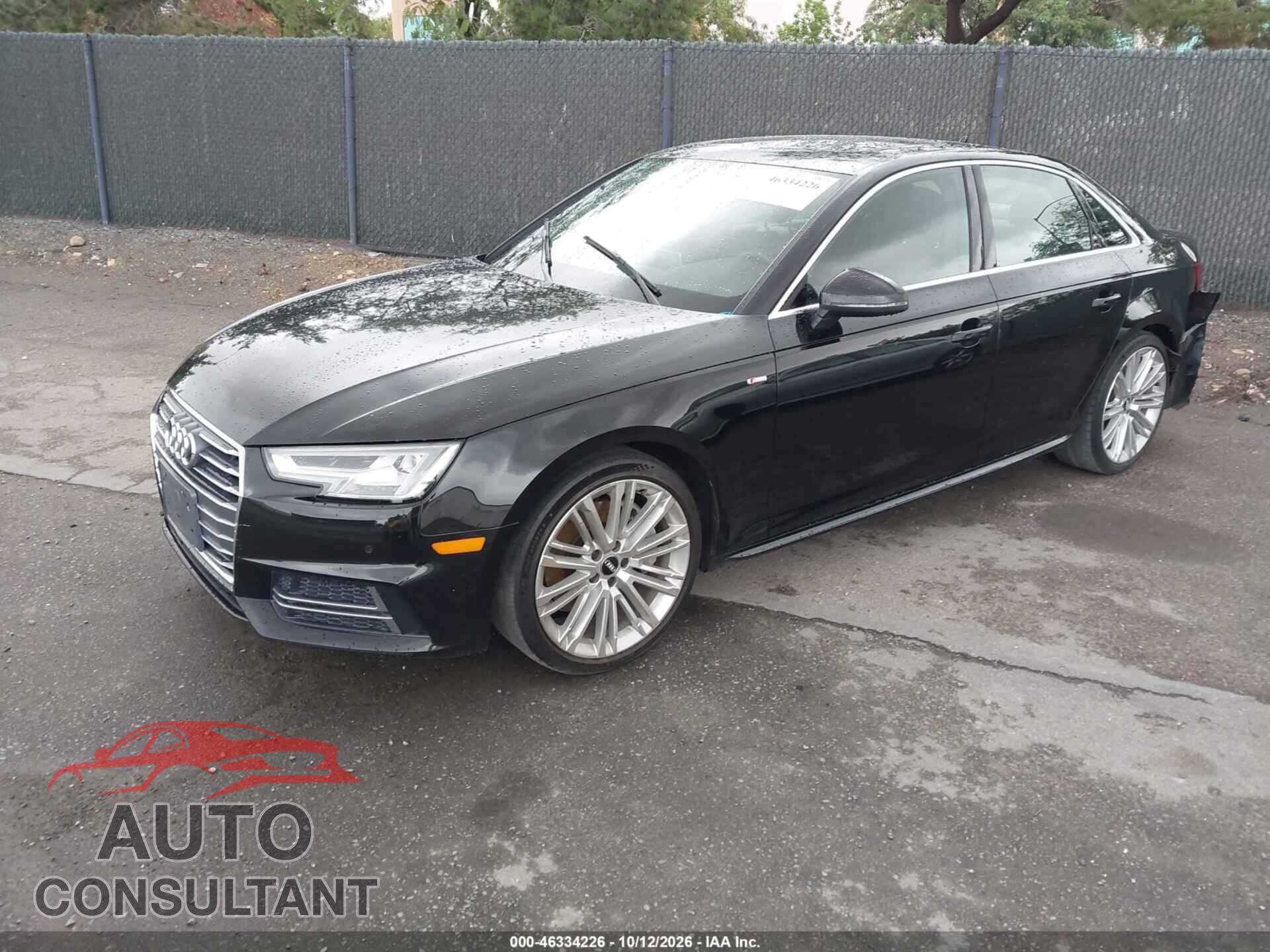 AUDI A4 2017 - WAULNAF40HN062878