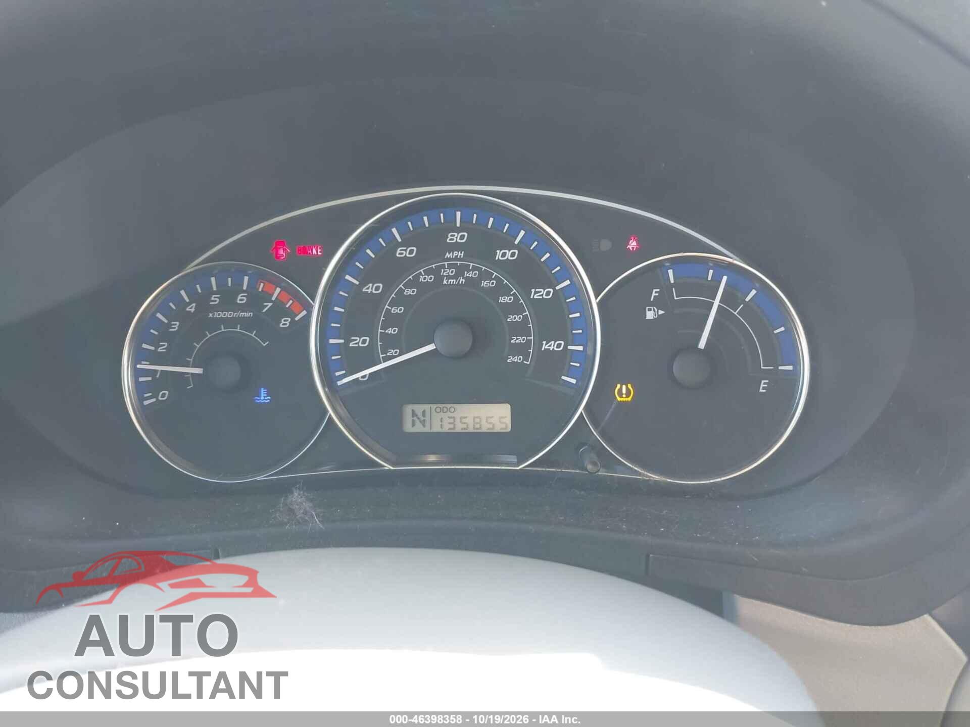 SUBARU FORESTER 2011 - JF2SHAEC7BH703756