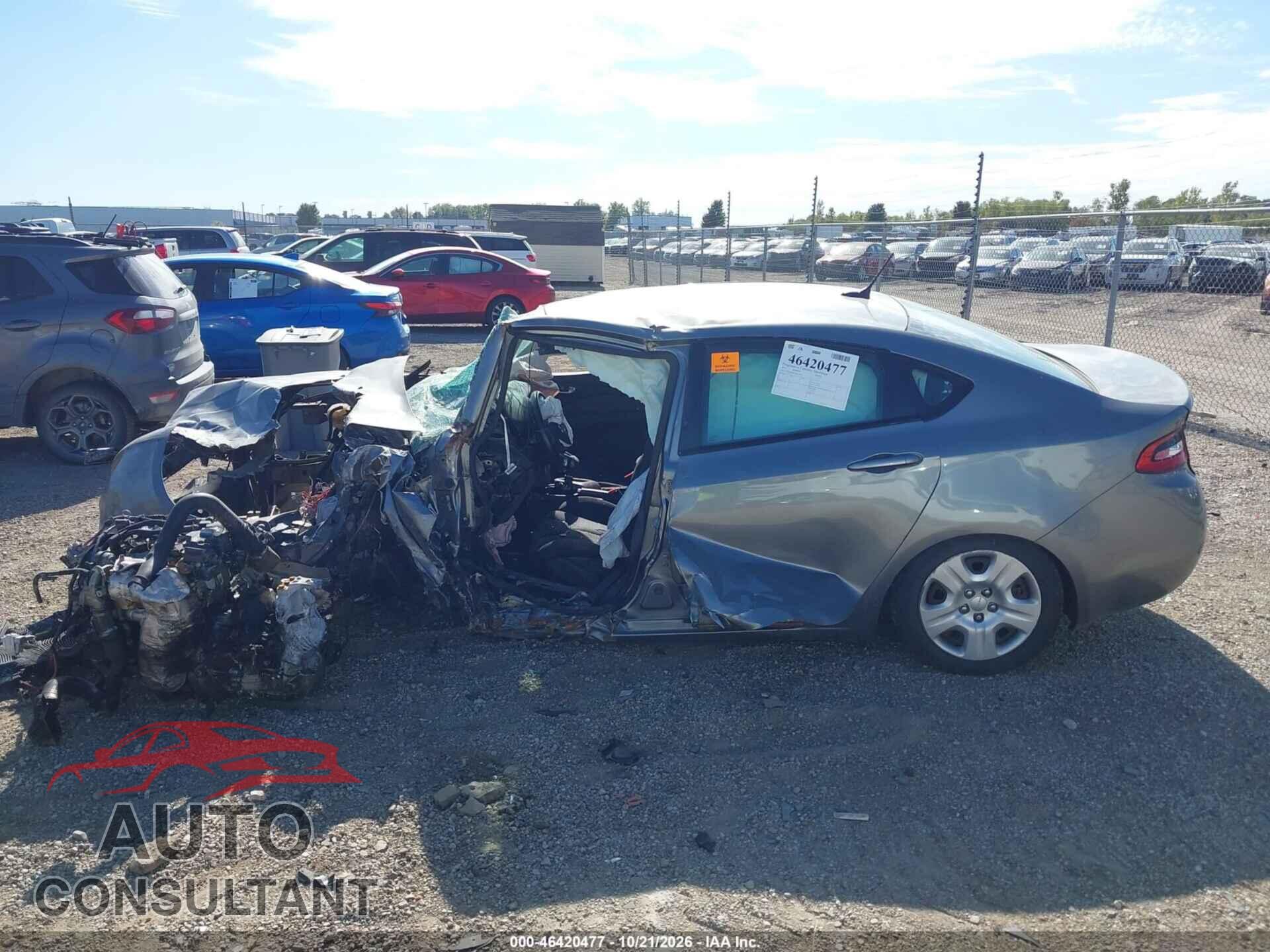 DODGE DART 2013 - 1C3CDFAHXDD215462