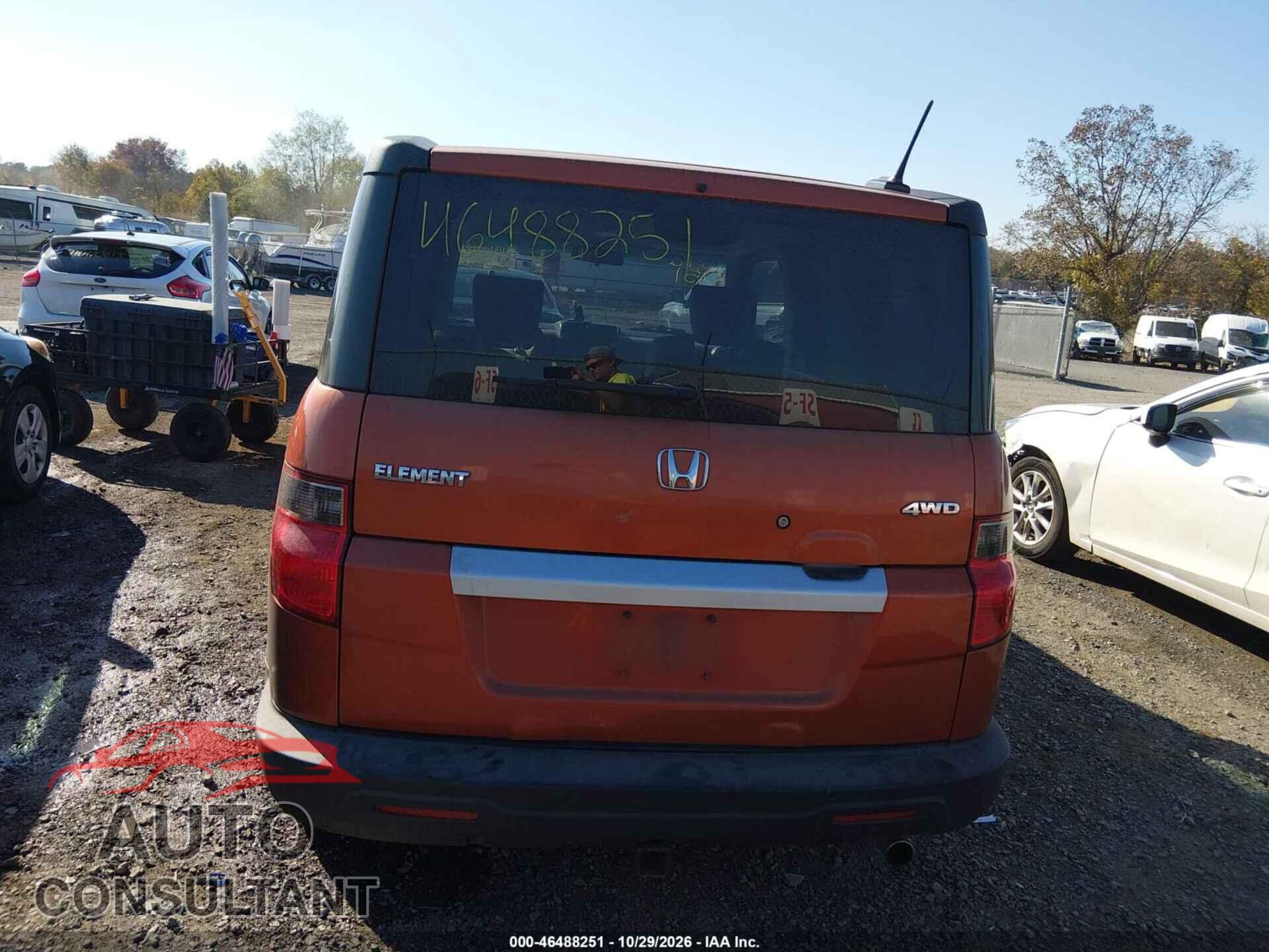 HONDA ELEMENT 2009 - 5J6YH287X9L005561