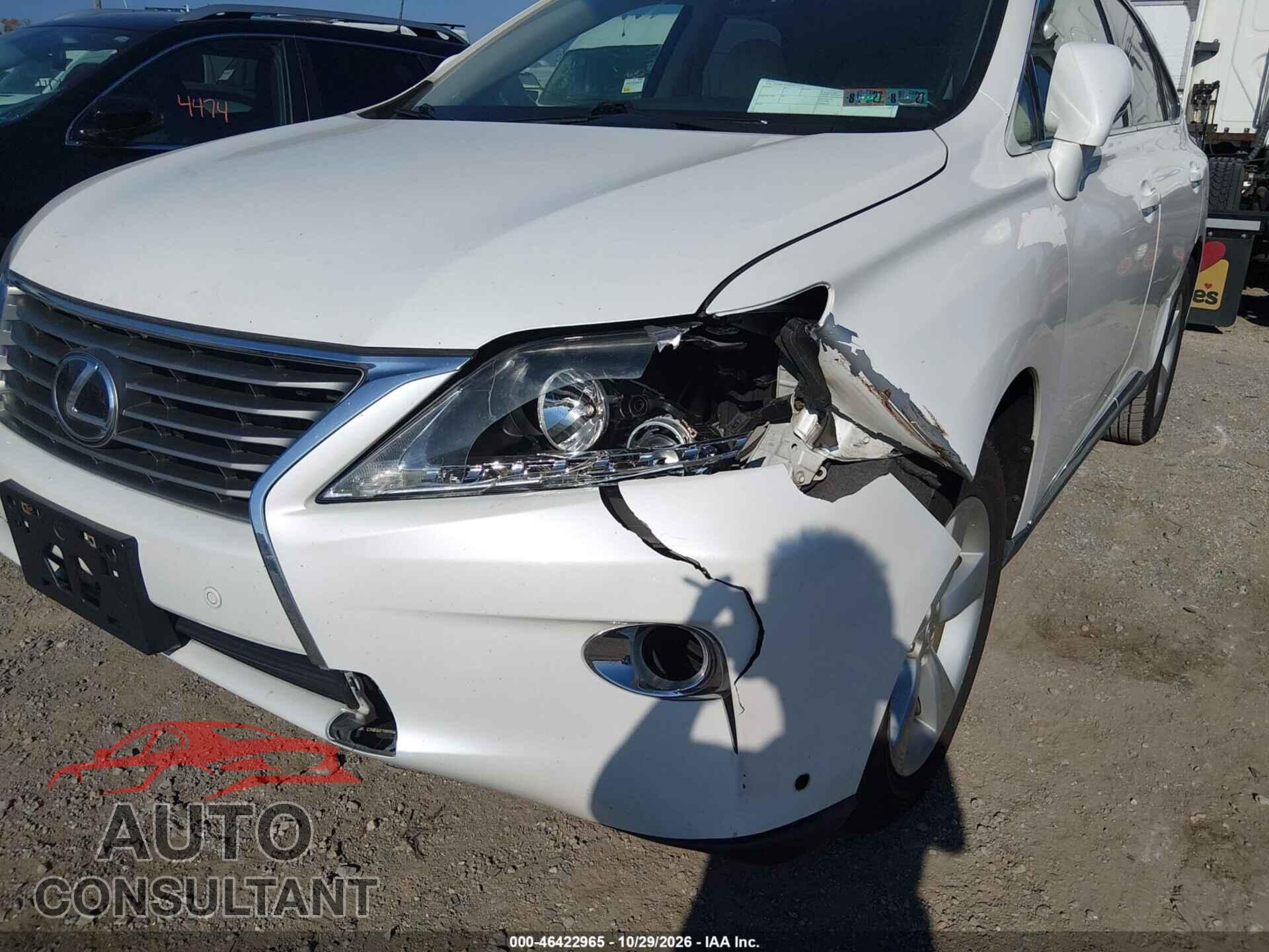 LEXUS RX 350 2013 - 2T2BK1BAXDC176186