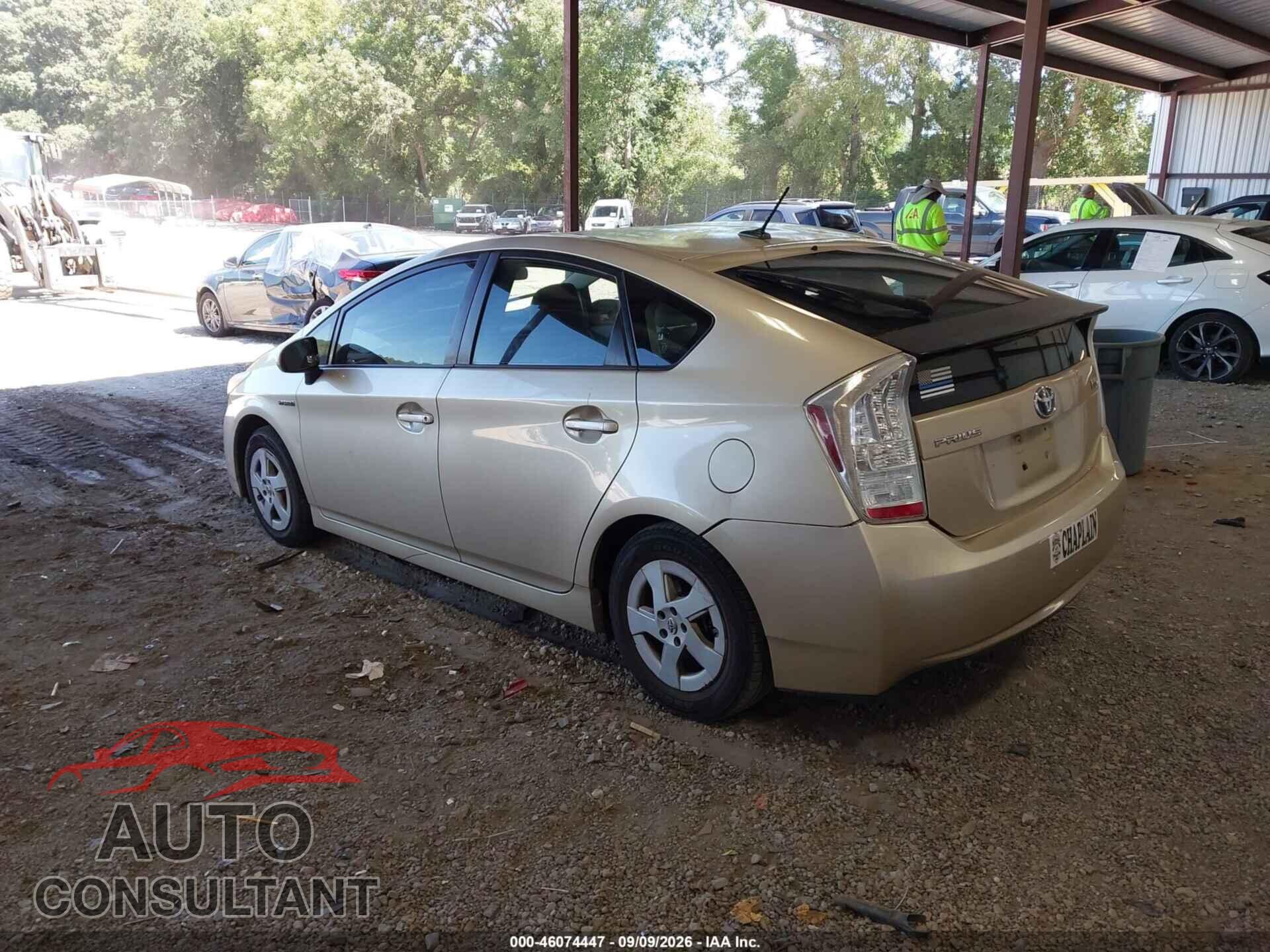 TOYOTA PRIUS 2011 - JTDKN3DU2B1373157