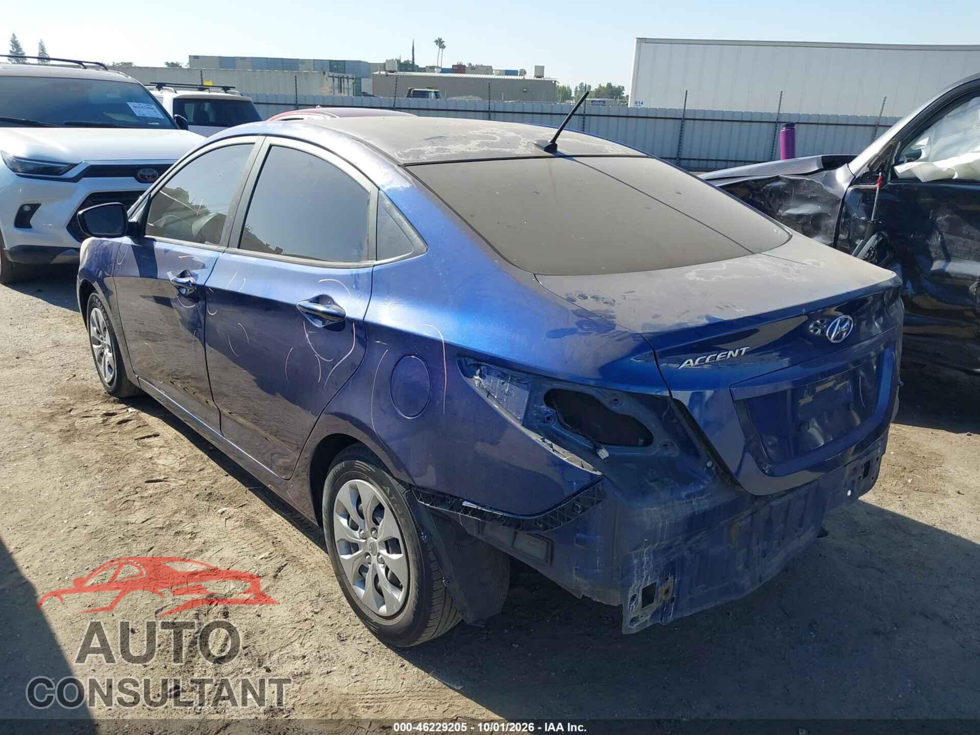 HYUNDAI ACCENT 2017 - KMHCT4AE7HU173052