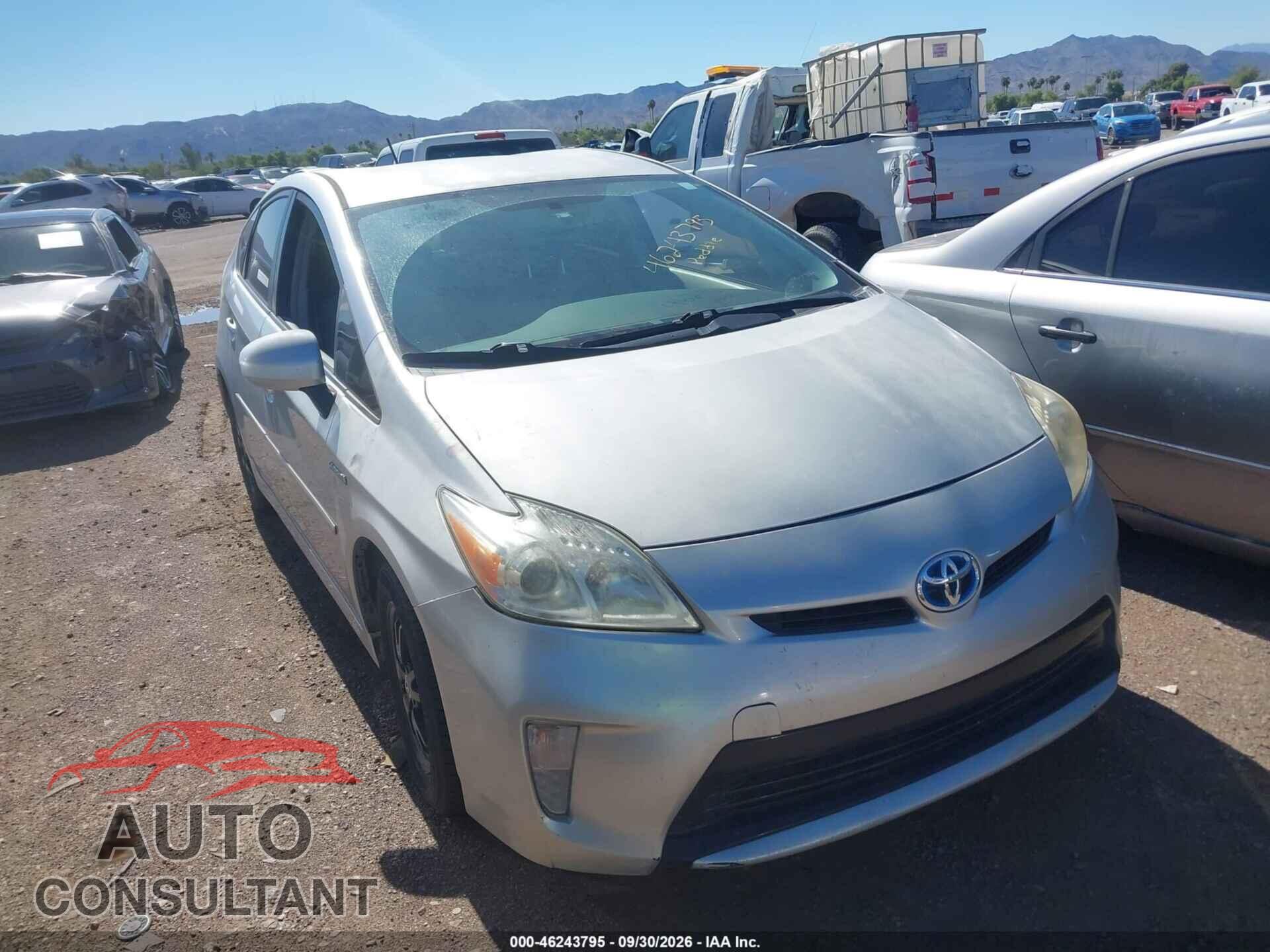 TOYOTA PRIUS 2013 - JTDKN3DU7D1645544
