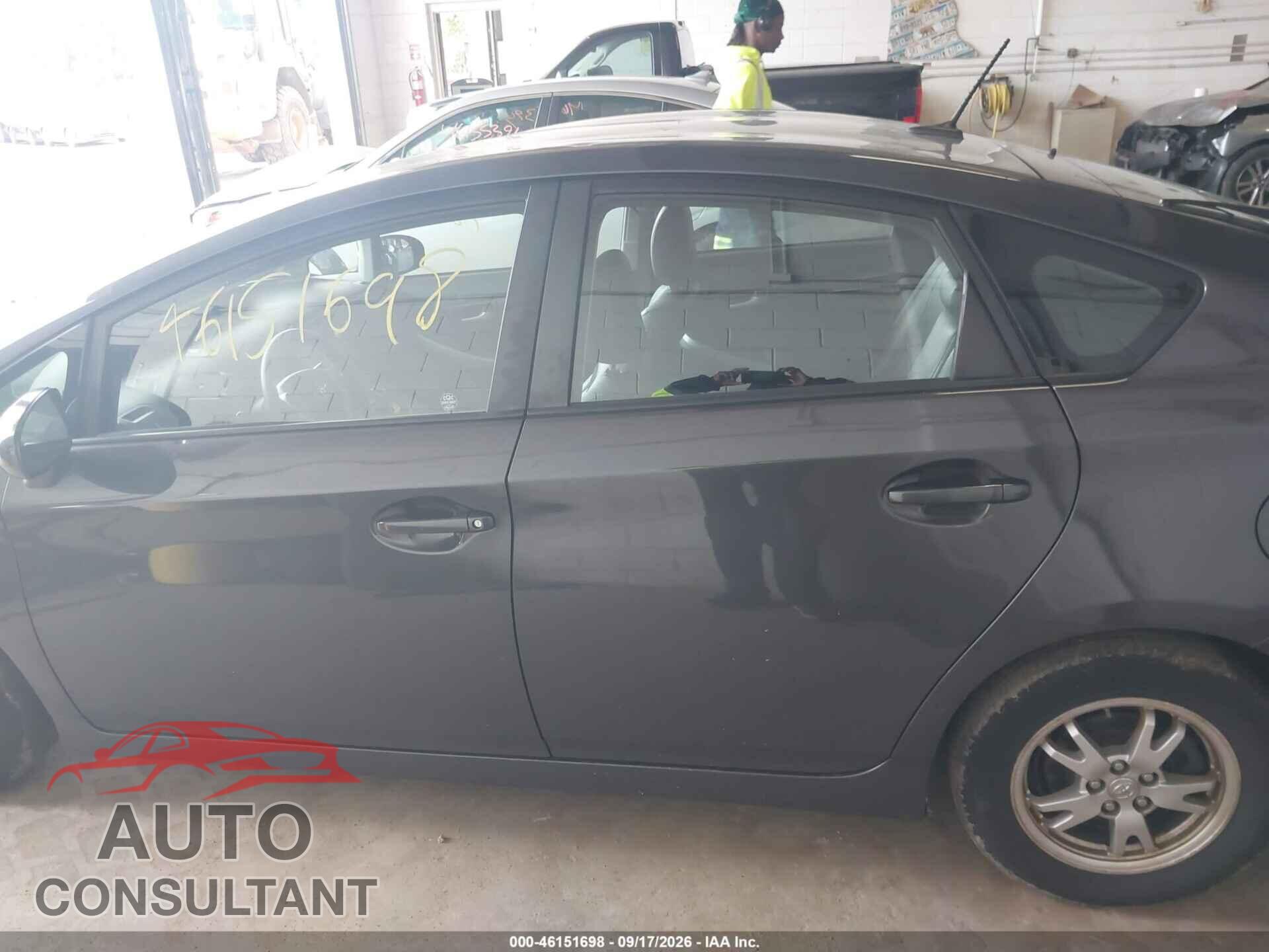 TOYOTA PRIUS 2011 - JTDKN3DU2B0266826