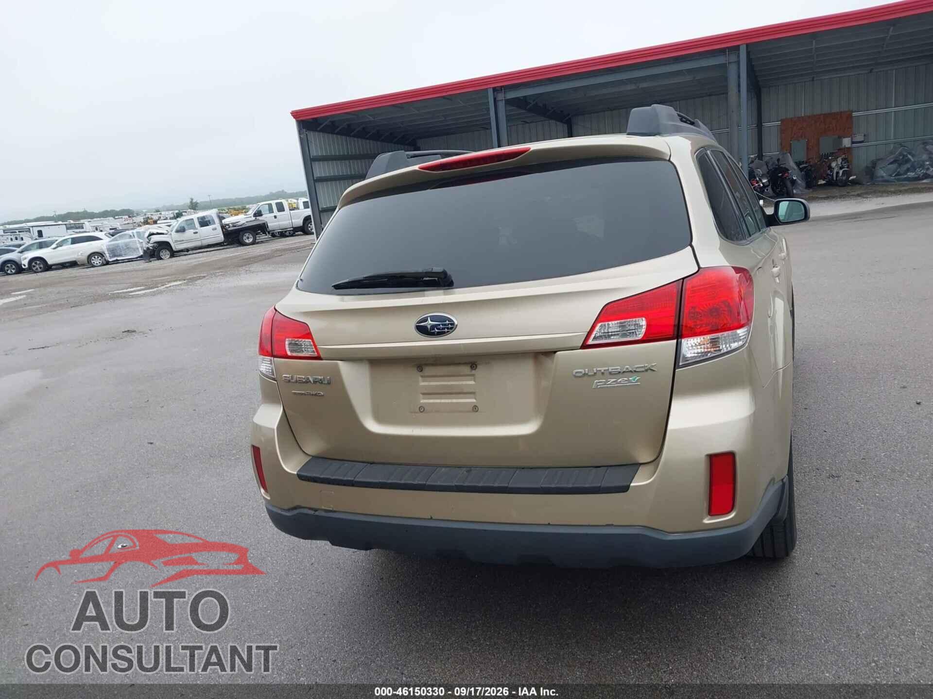 SUBARU OUTBACK 2010 - 4S4BRBCCXA3347251