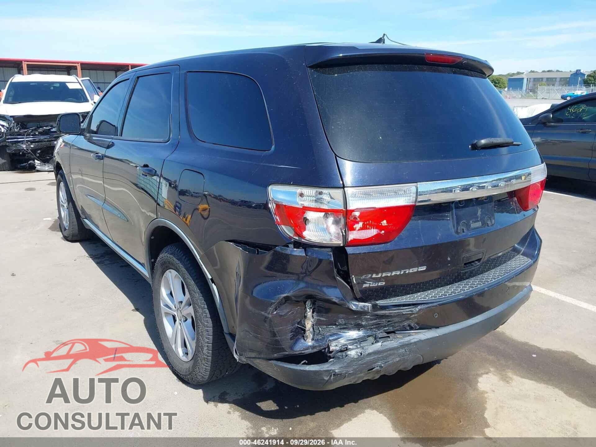 DODGE DURANGO 2011 - 1D4RE2GG3BC639341