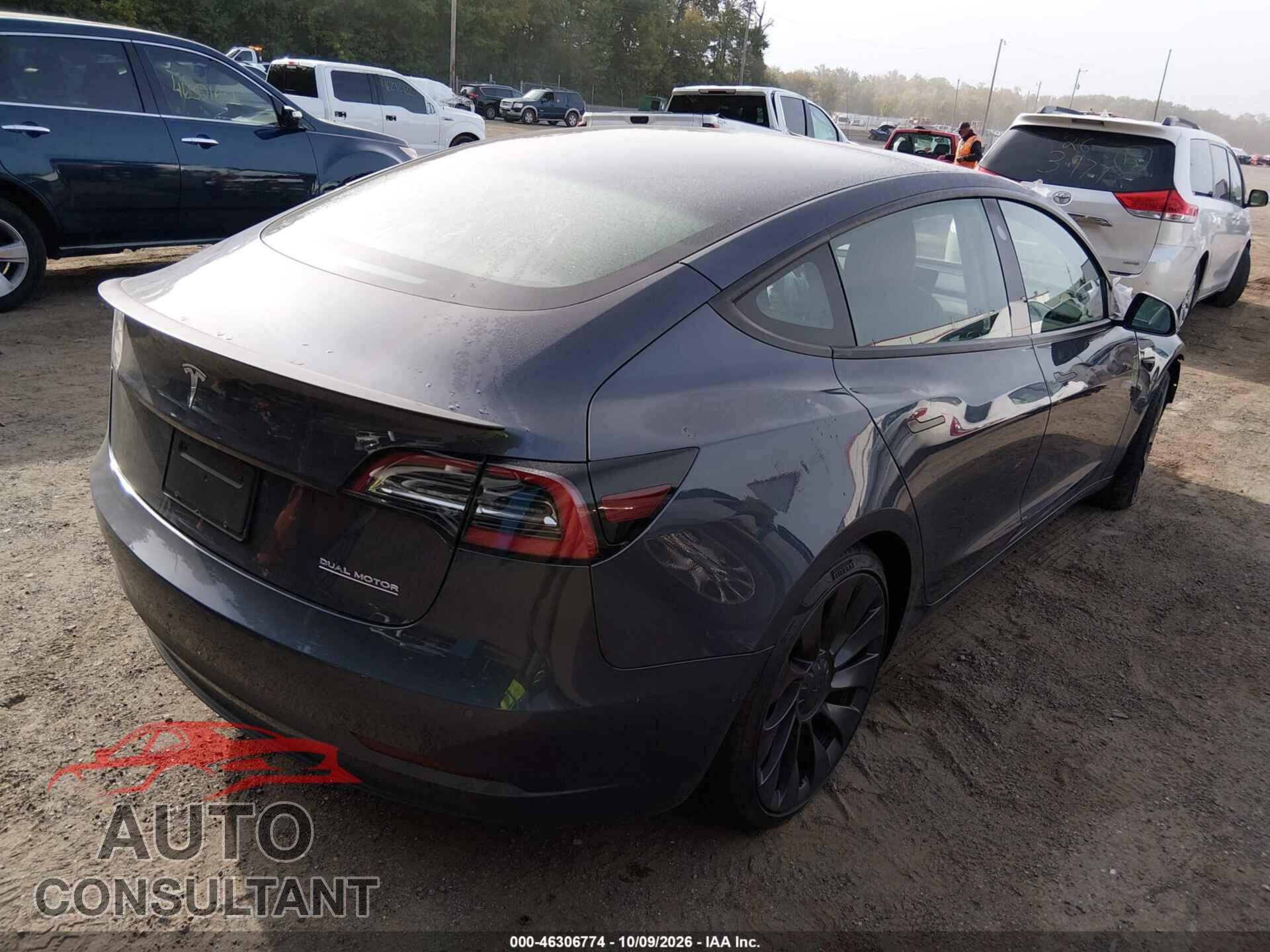 TESLA MODEL 3 2022 - 5YJ3E1EC6NF336140