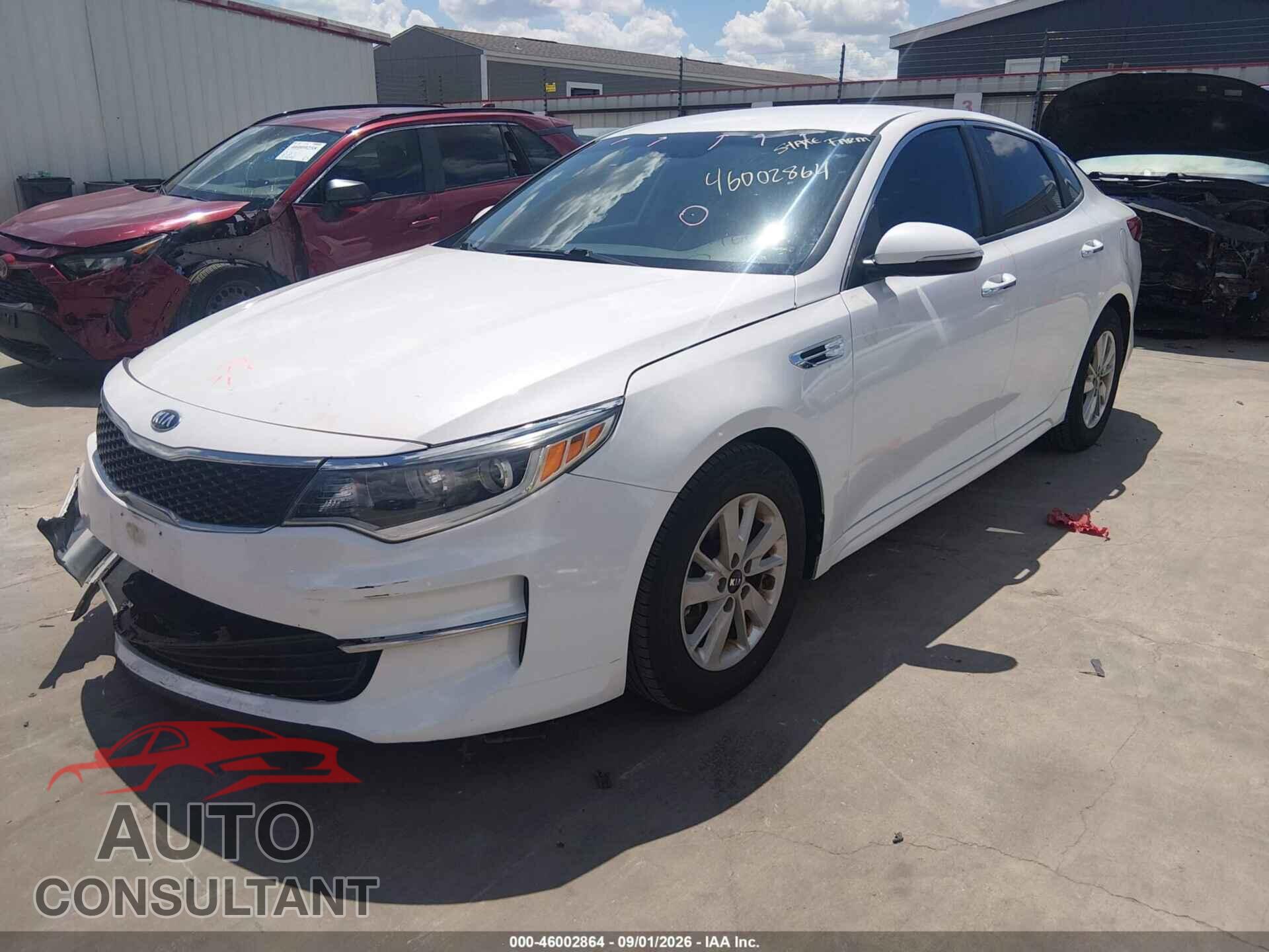 KIA OPTIMA 2016 - KNAGT4L39G5086552