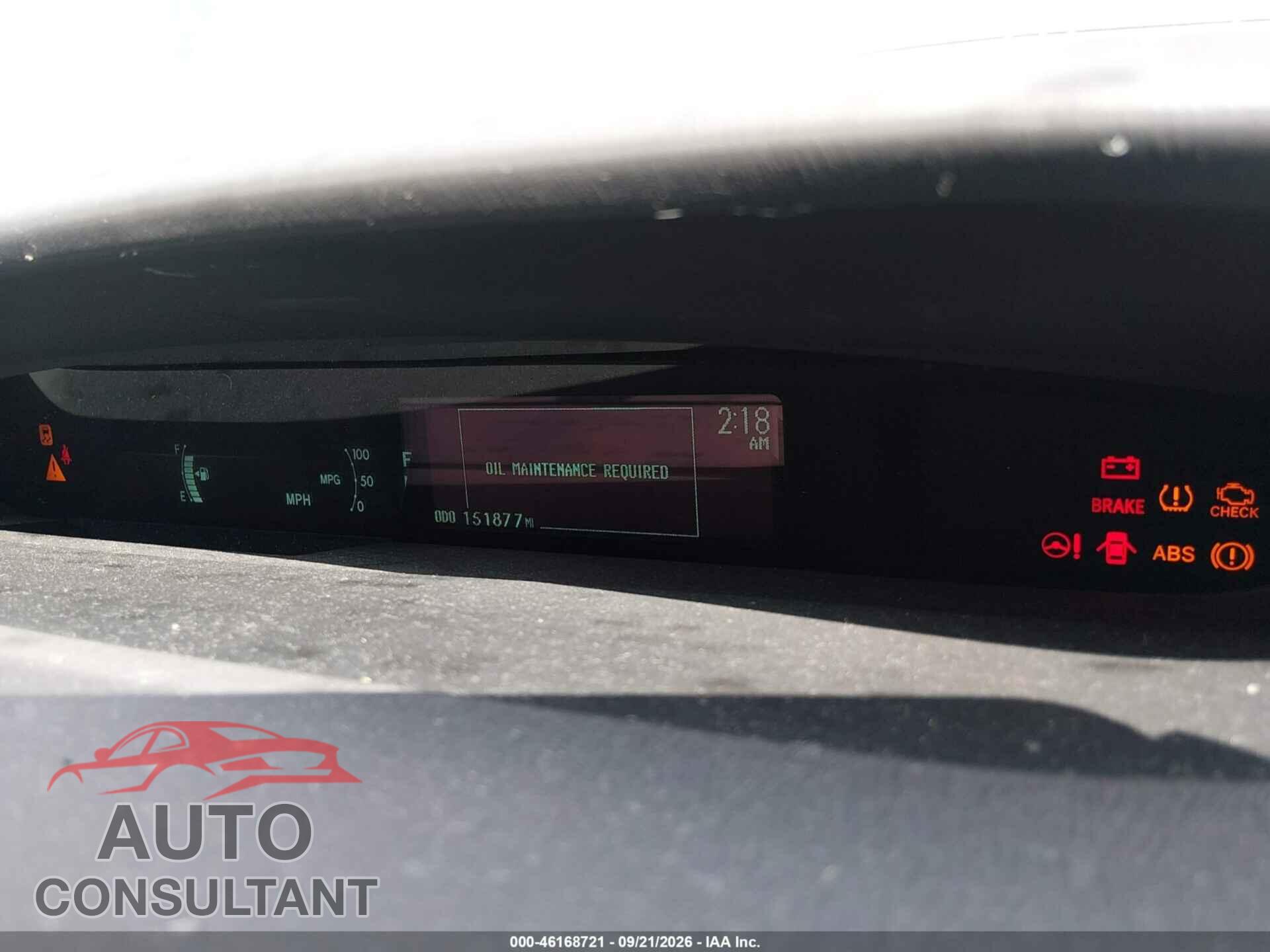 TOYOTA PRIUS 2010 - JTDKN3DU4A0155967