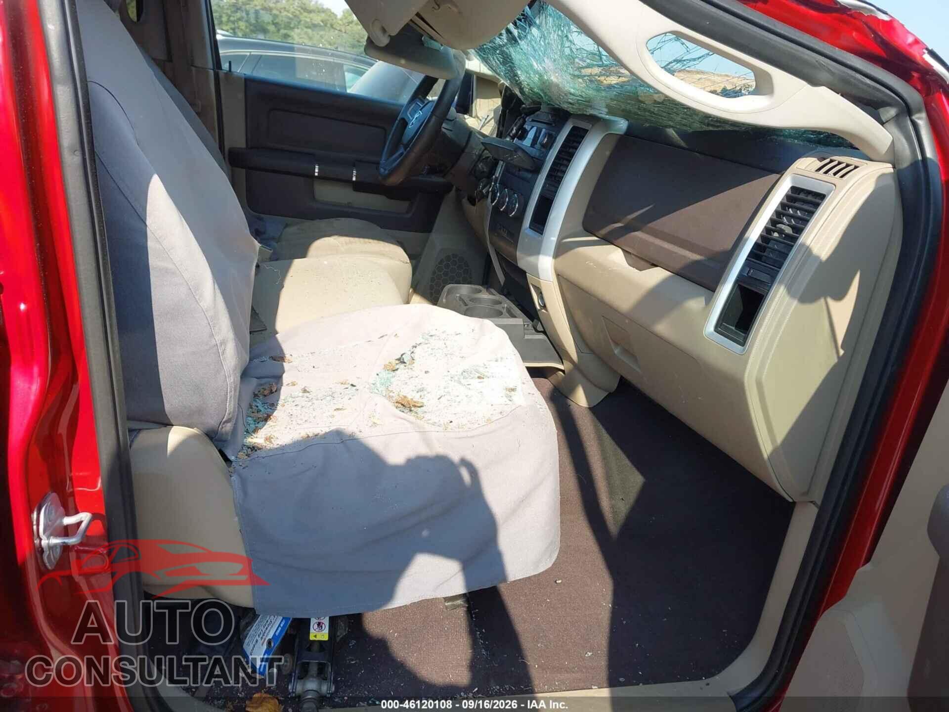 DODGE RAM 1500 2009 - 1D3HV18P39S802935