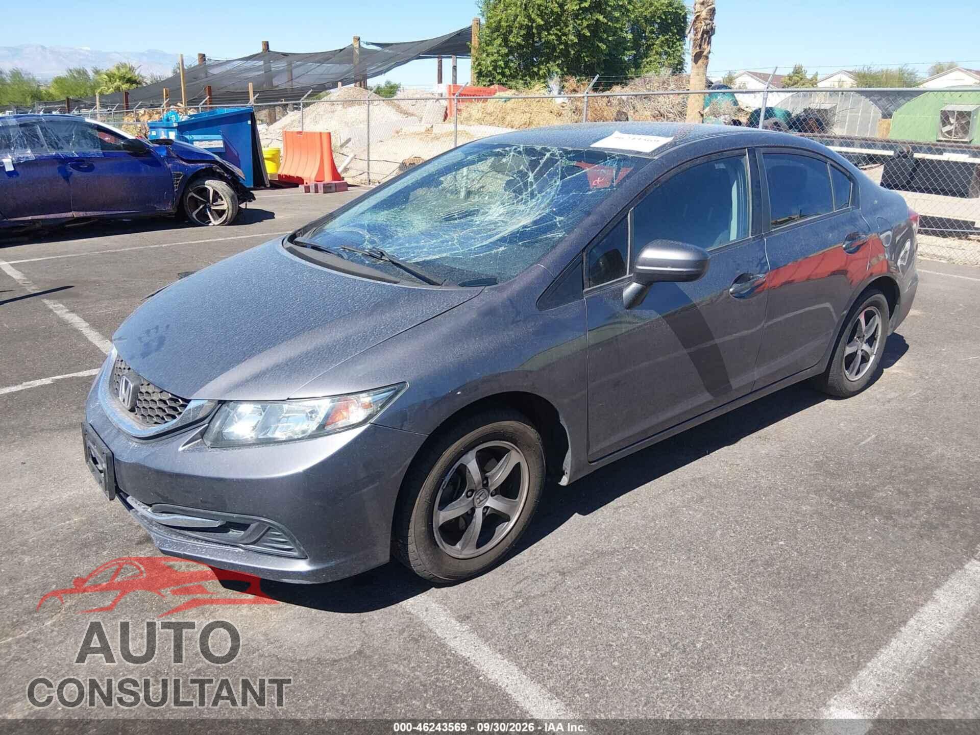 HONDA CIVIC 2015 - 19XFB2F7XFE700452
