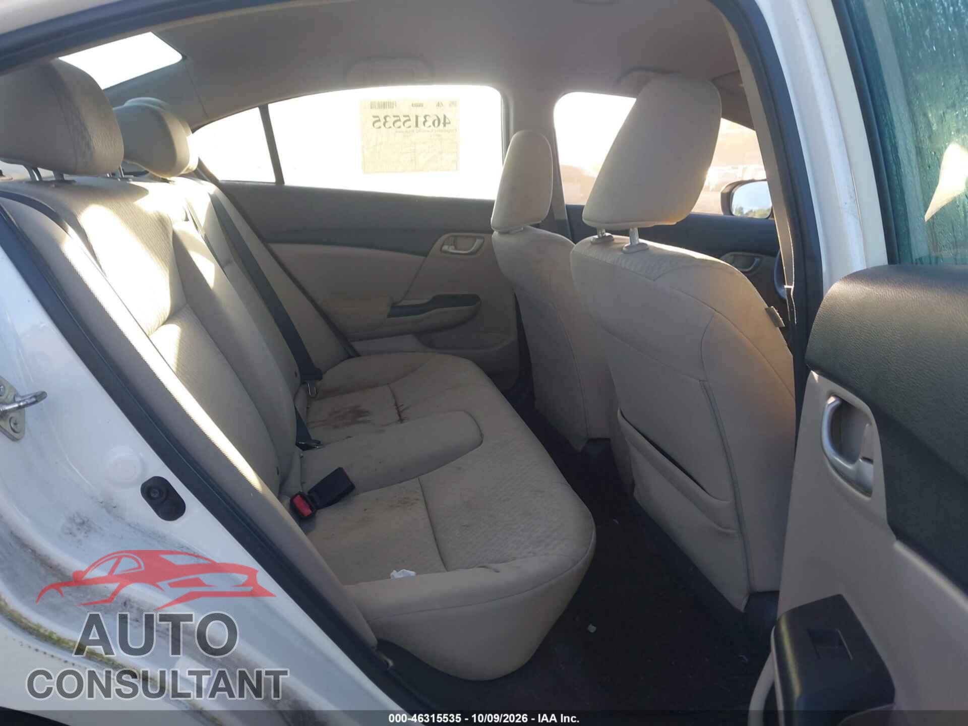 HONDA CIVIC 2015 - 19XFB2F58FE255210