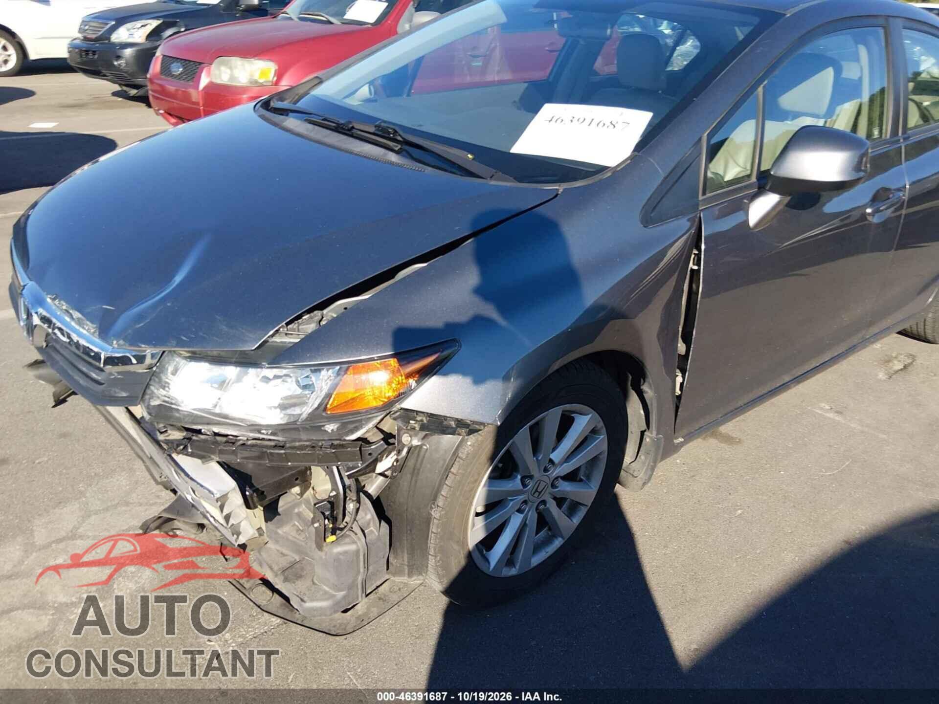 HONDA CIVIC 2012 - 2HGFB2F96CH318695