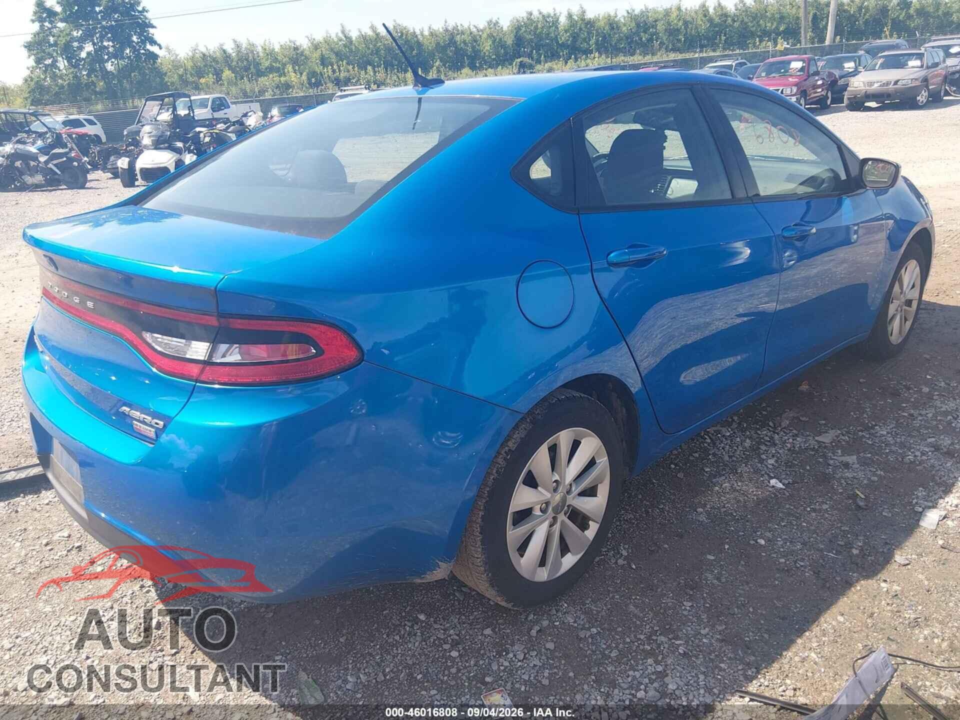 DODGE DART 2016 - 1C3CDFDH6GD533482