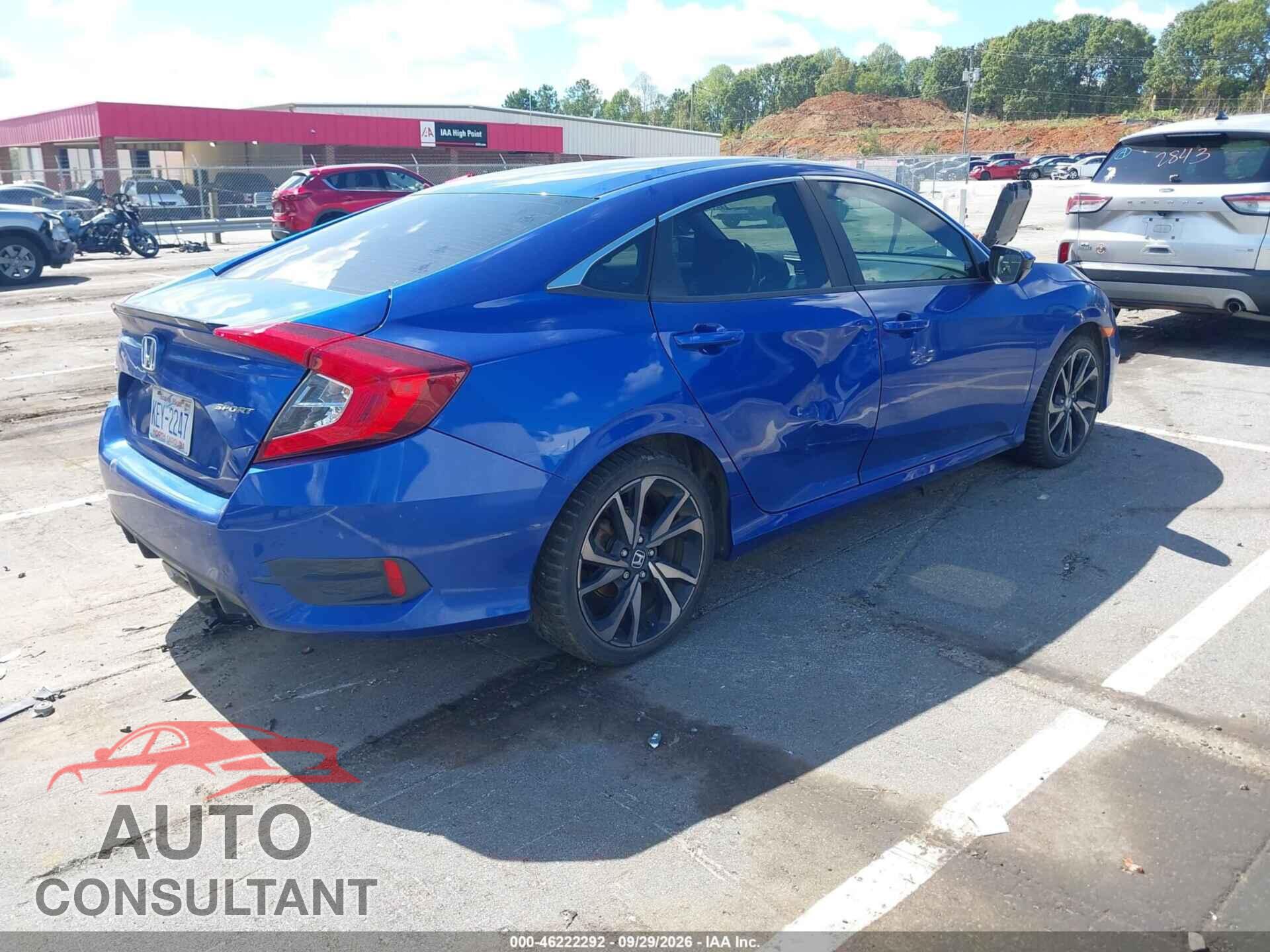 HONDA CIVIC 2019 - 2HGFC2F8XKH606464
