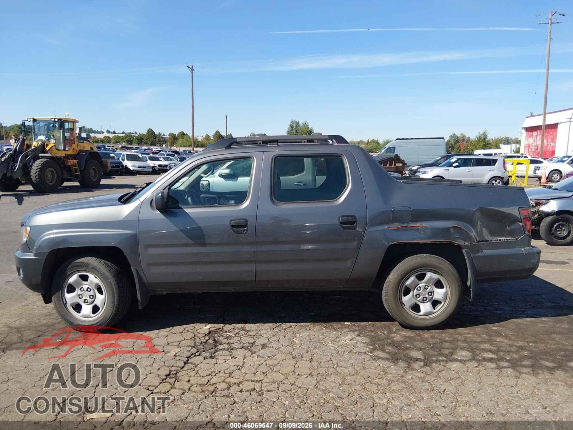 HONDA RIDGELINE 2012 - 5FPYK1F20CB457612