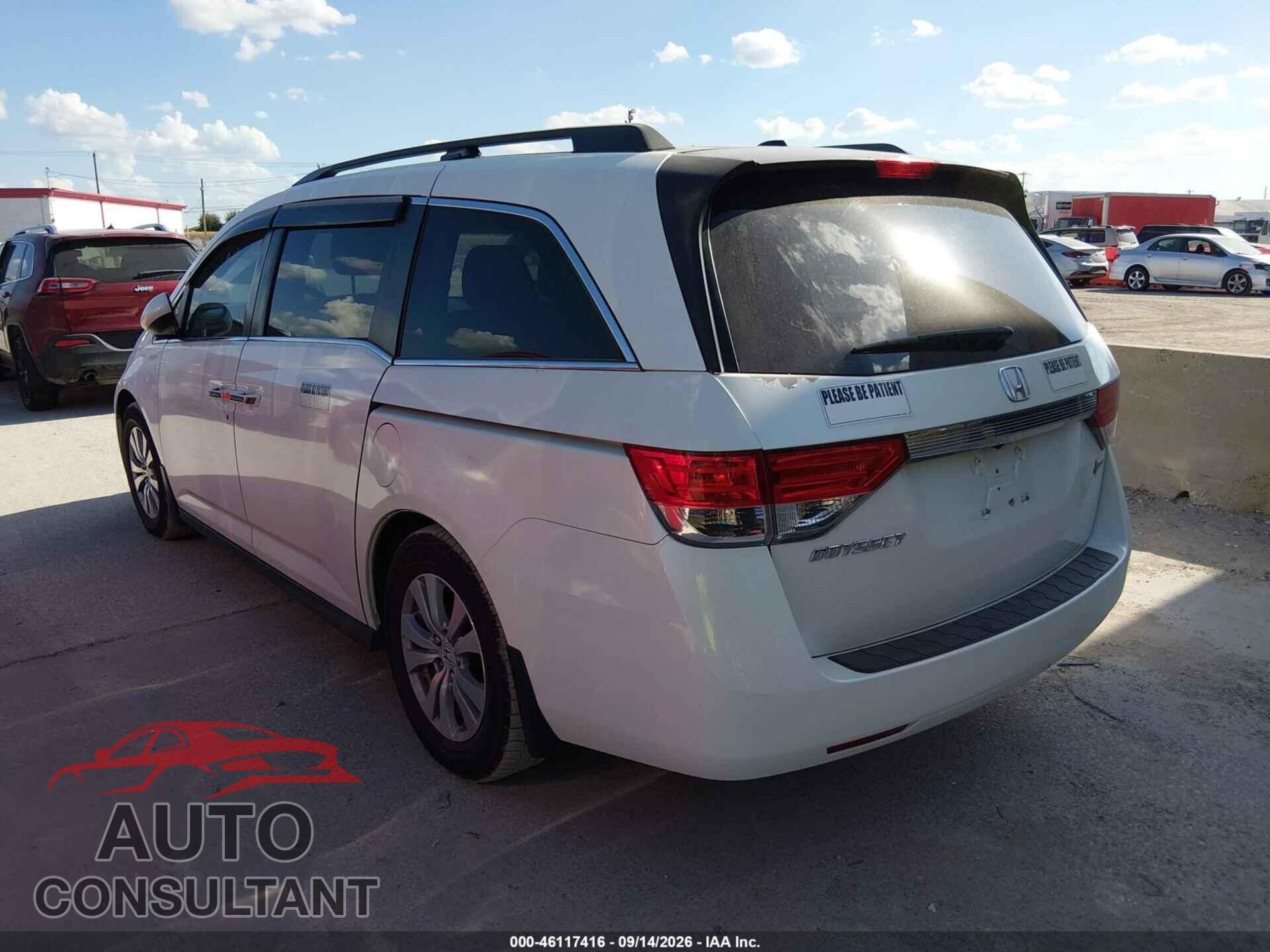 HONDA ODYSSEY 2014 - 5FNRL5H61EB033733