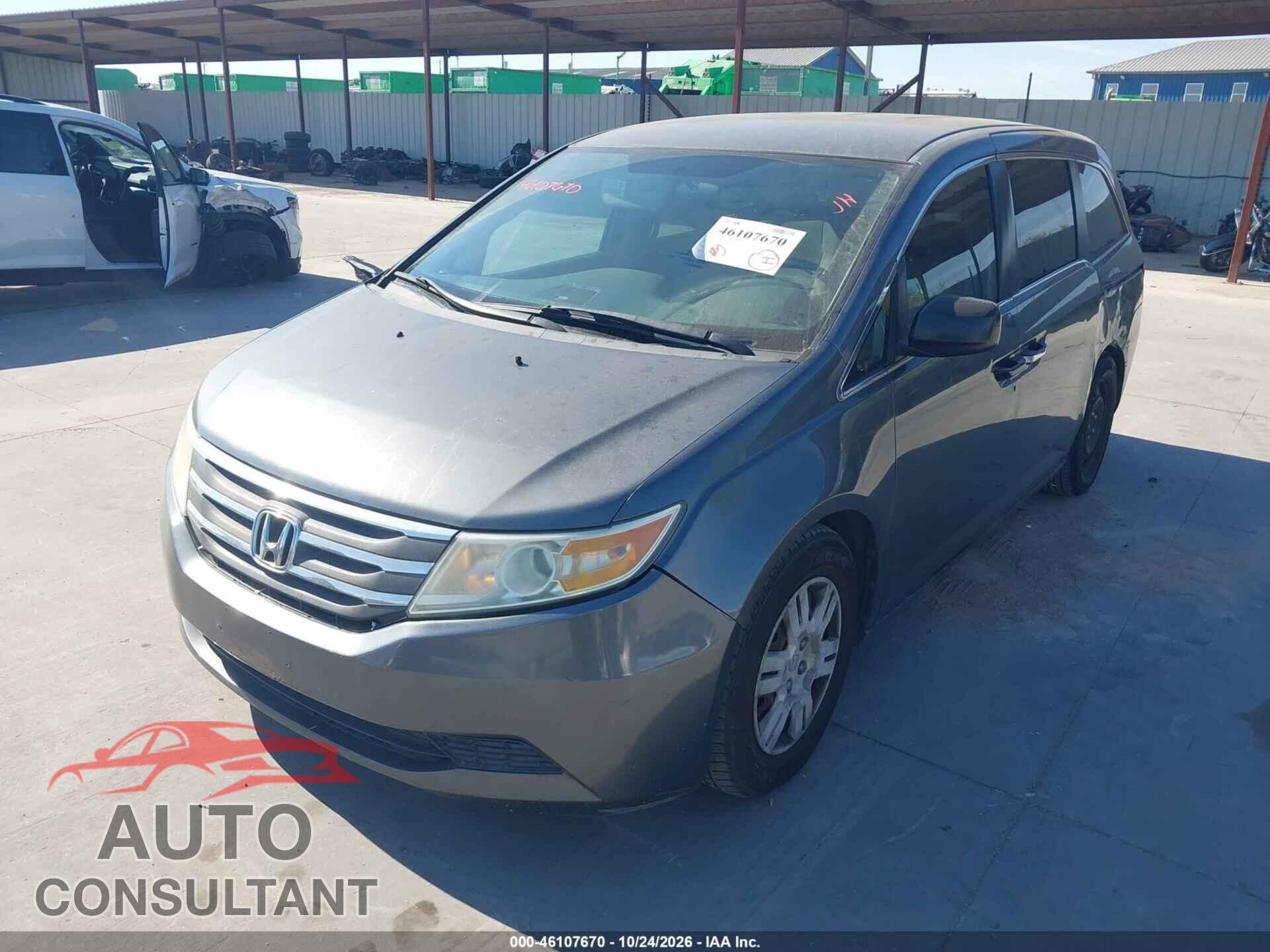 HONDA ODYSSEY 2013 - 5FNRL5H21DB065853
