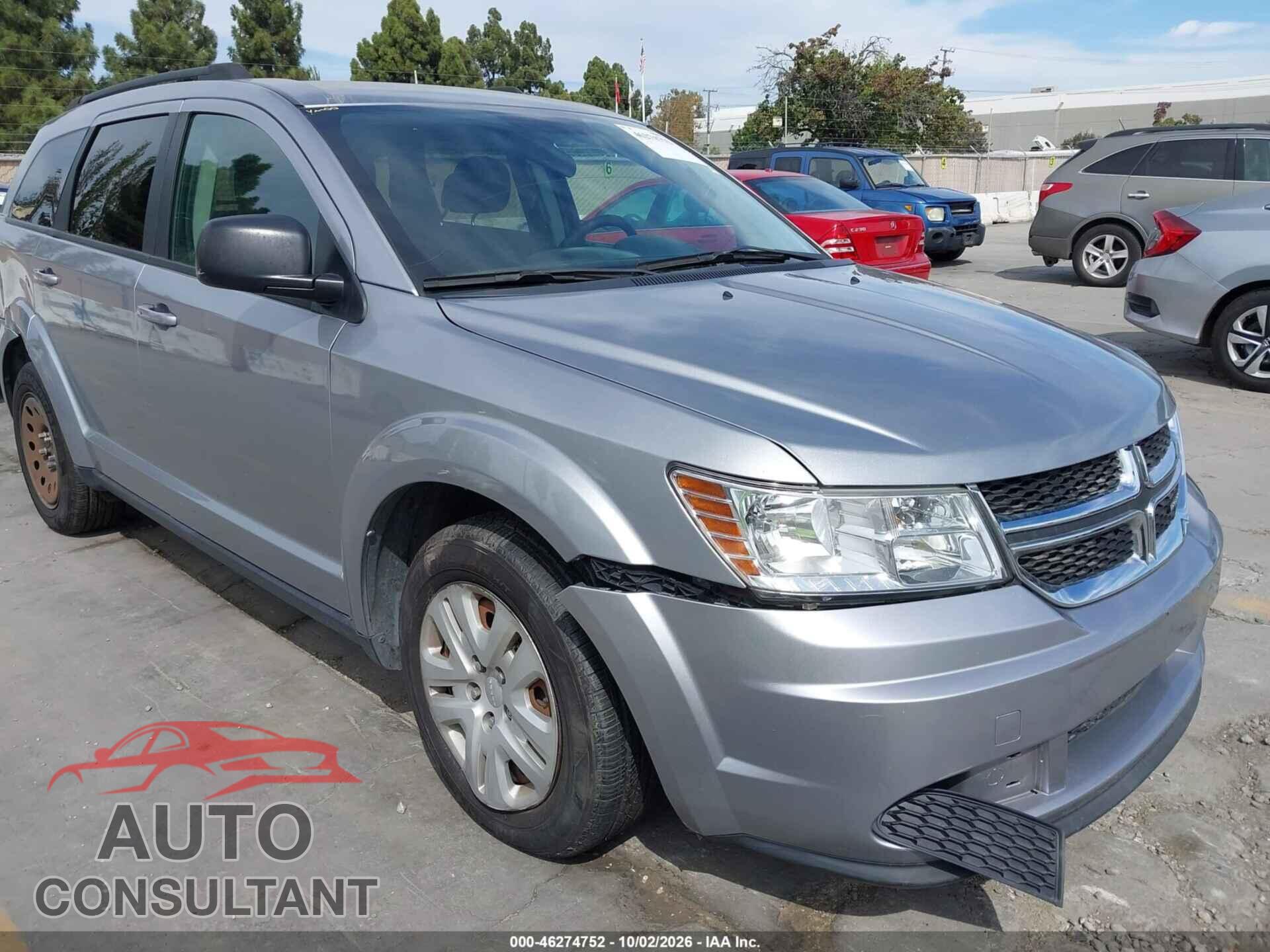 DODGE JOURNEY 2017 - 3C4PDCAB1HT609701