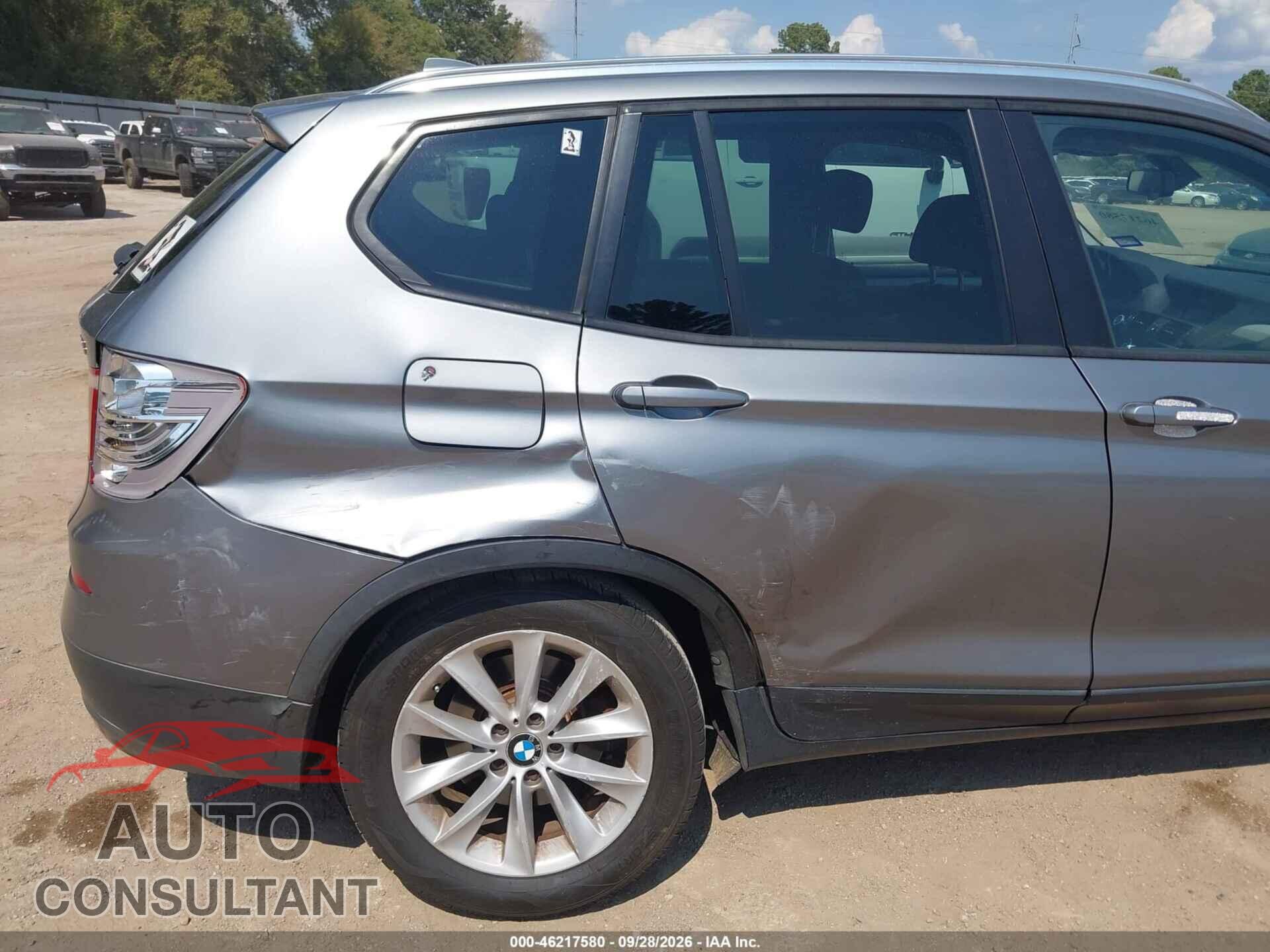 BMW X3 2014 - 5UXWX9C57E0D41003