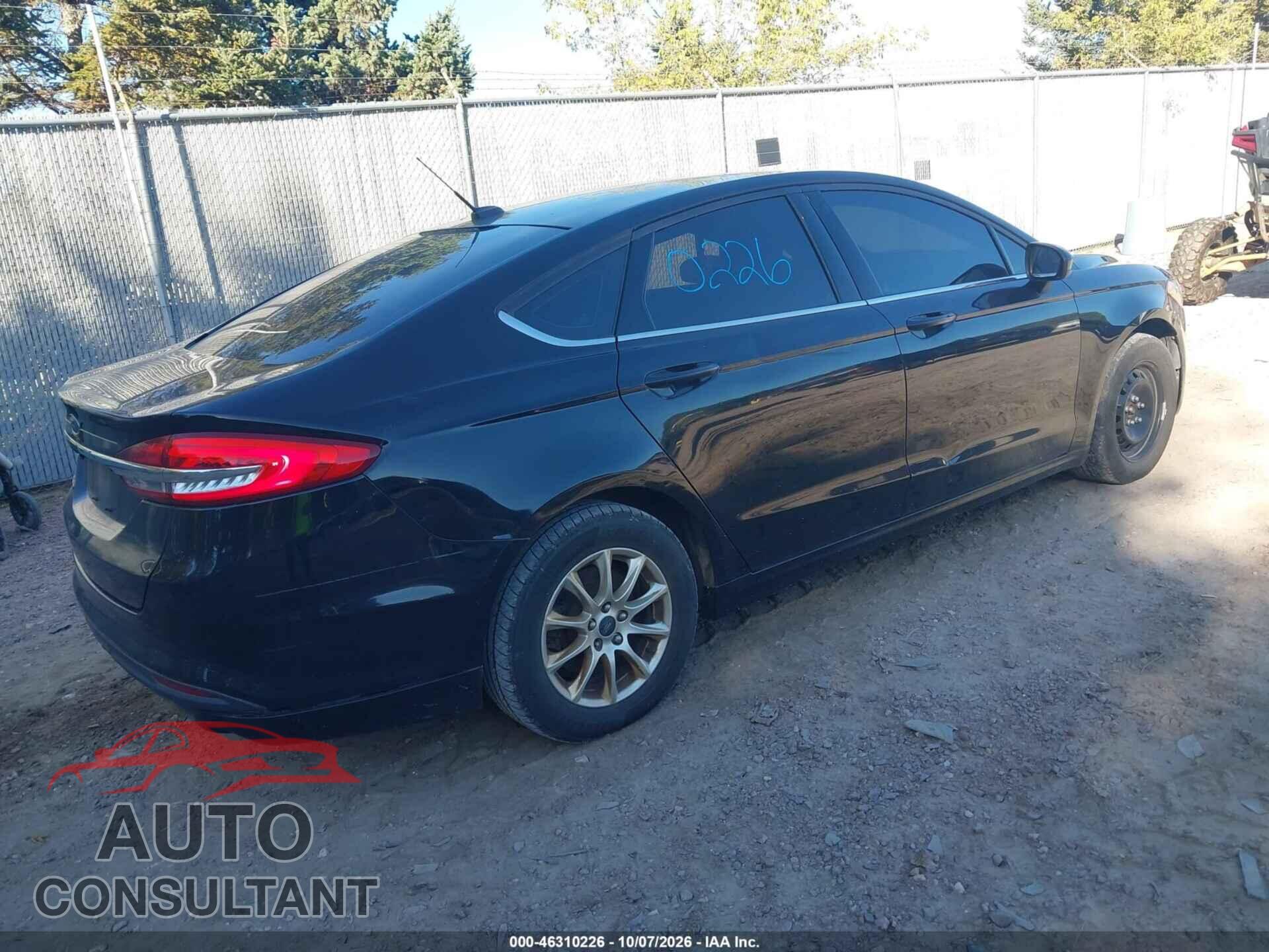 FORD FUSION 2017 - 3FA6P0G72HR280398