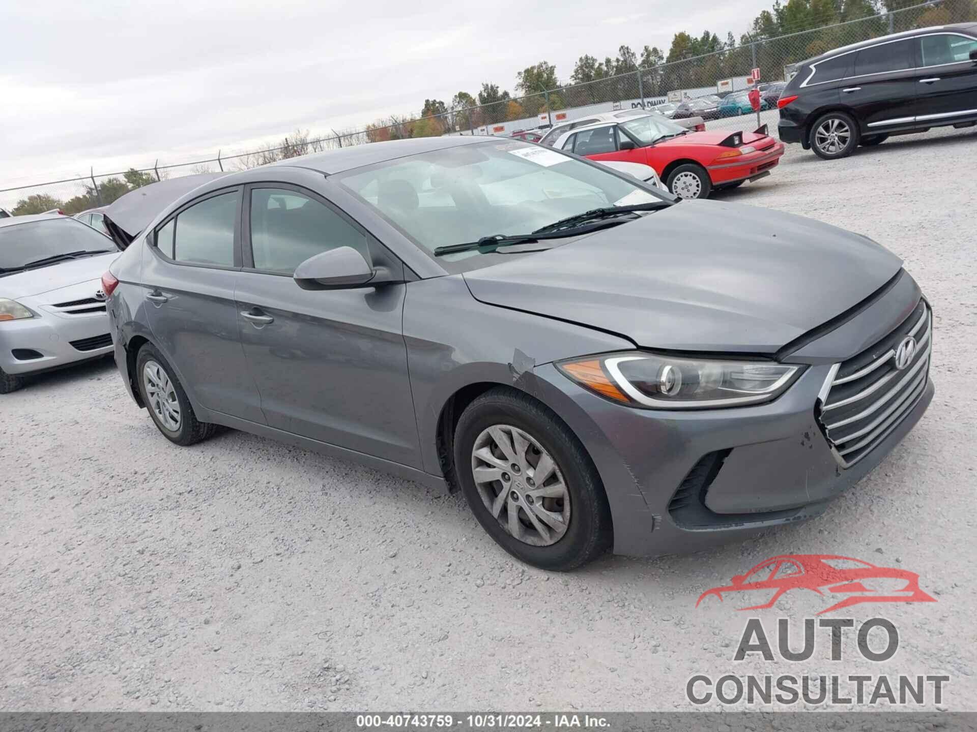 HYUNDAI ELANTRA 2018 - 5NPD74LF5JH394670