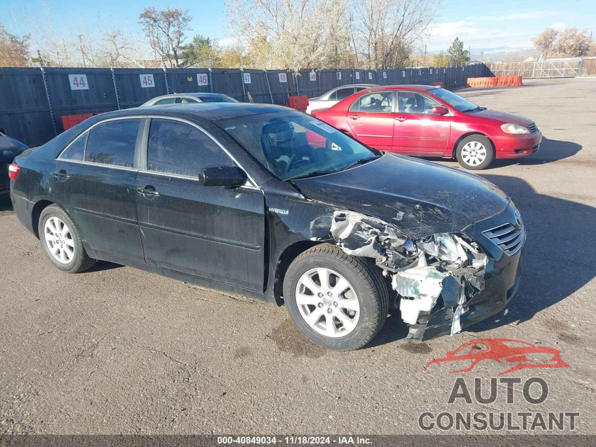 TOYOTA CAMRY HYBRID 2009 - 4T1BB46KX9U084526