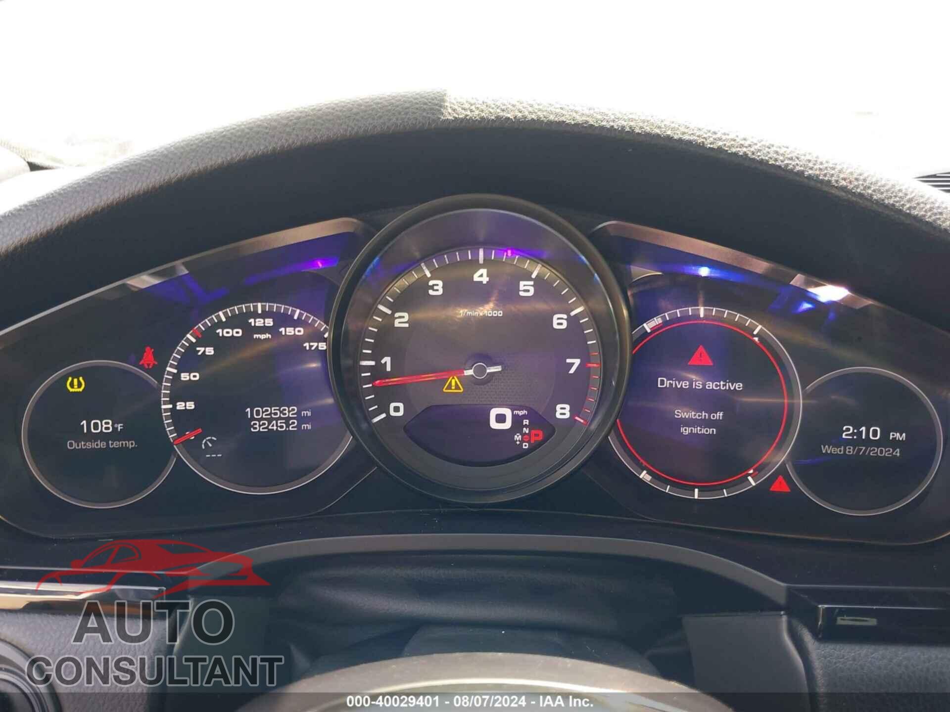 PORSCHE CAYENNE 2019 - WP1AA2AY6KDA10320