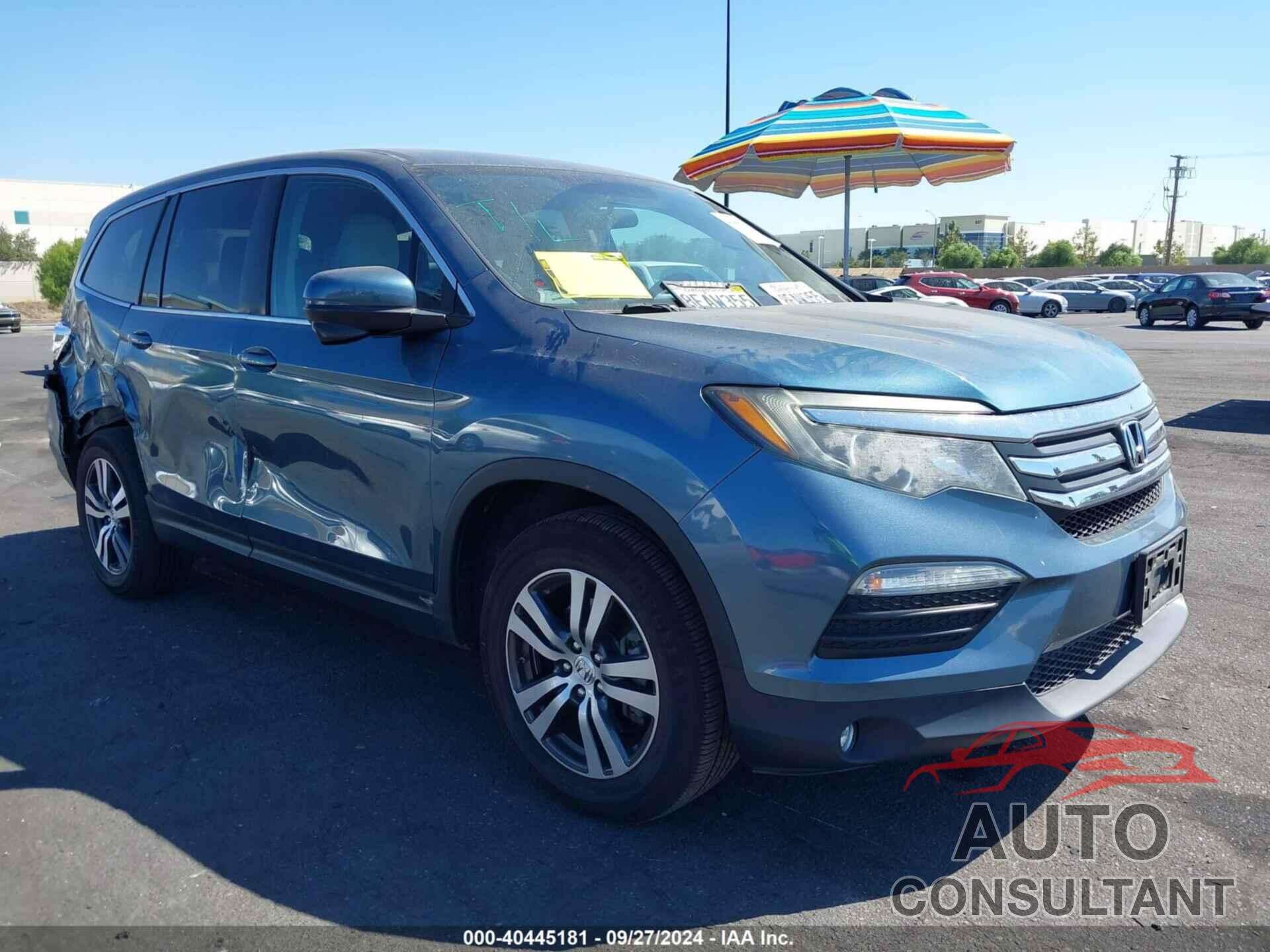 HONDA PILOT 2018 - 5FNYF5H35JB014010