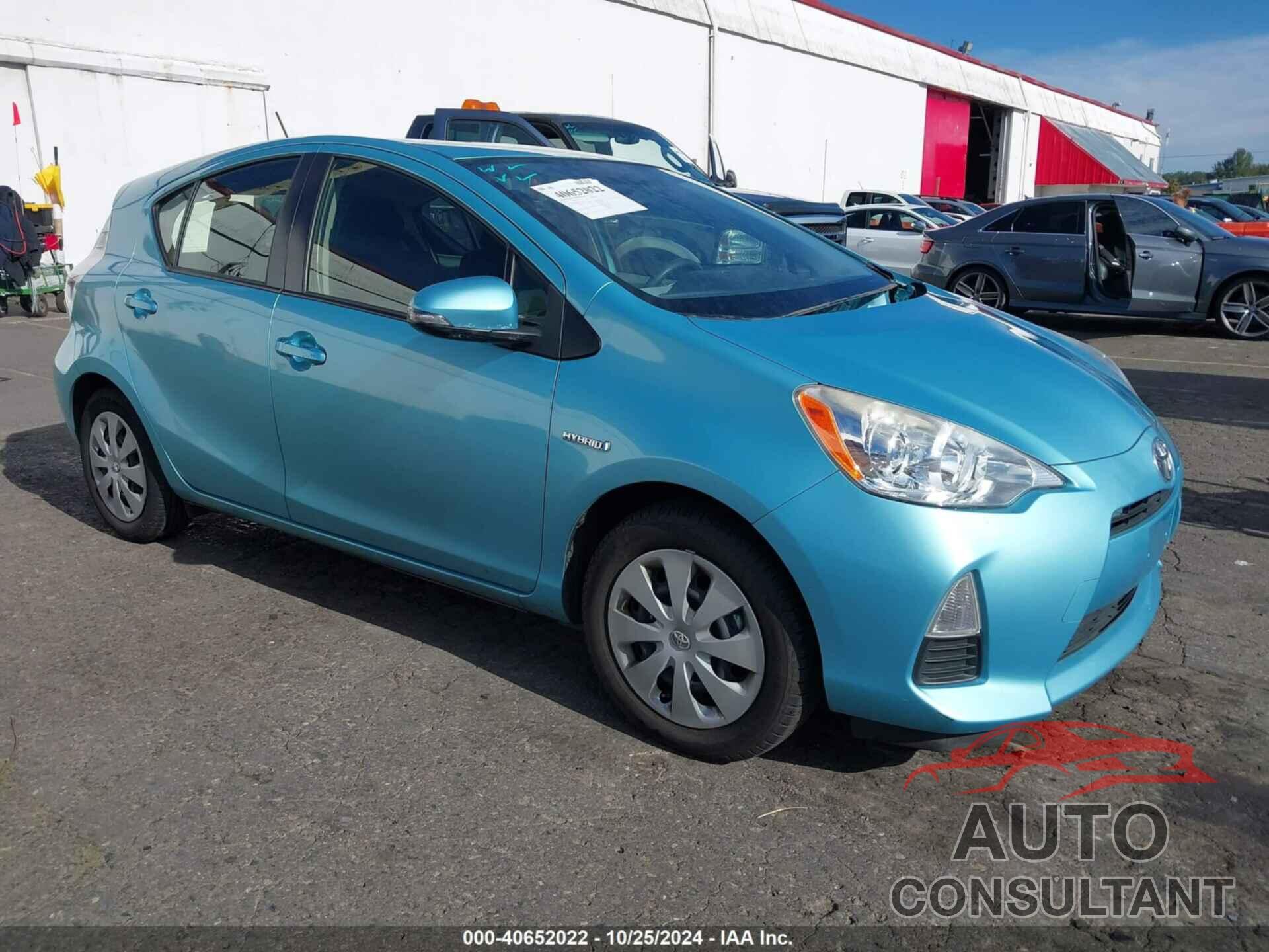 TOYOTA PRIUS C 2012 - JTDKDTB33C1017380