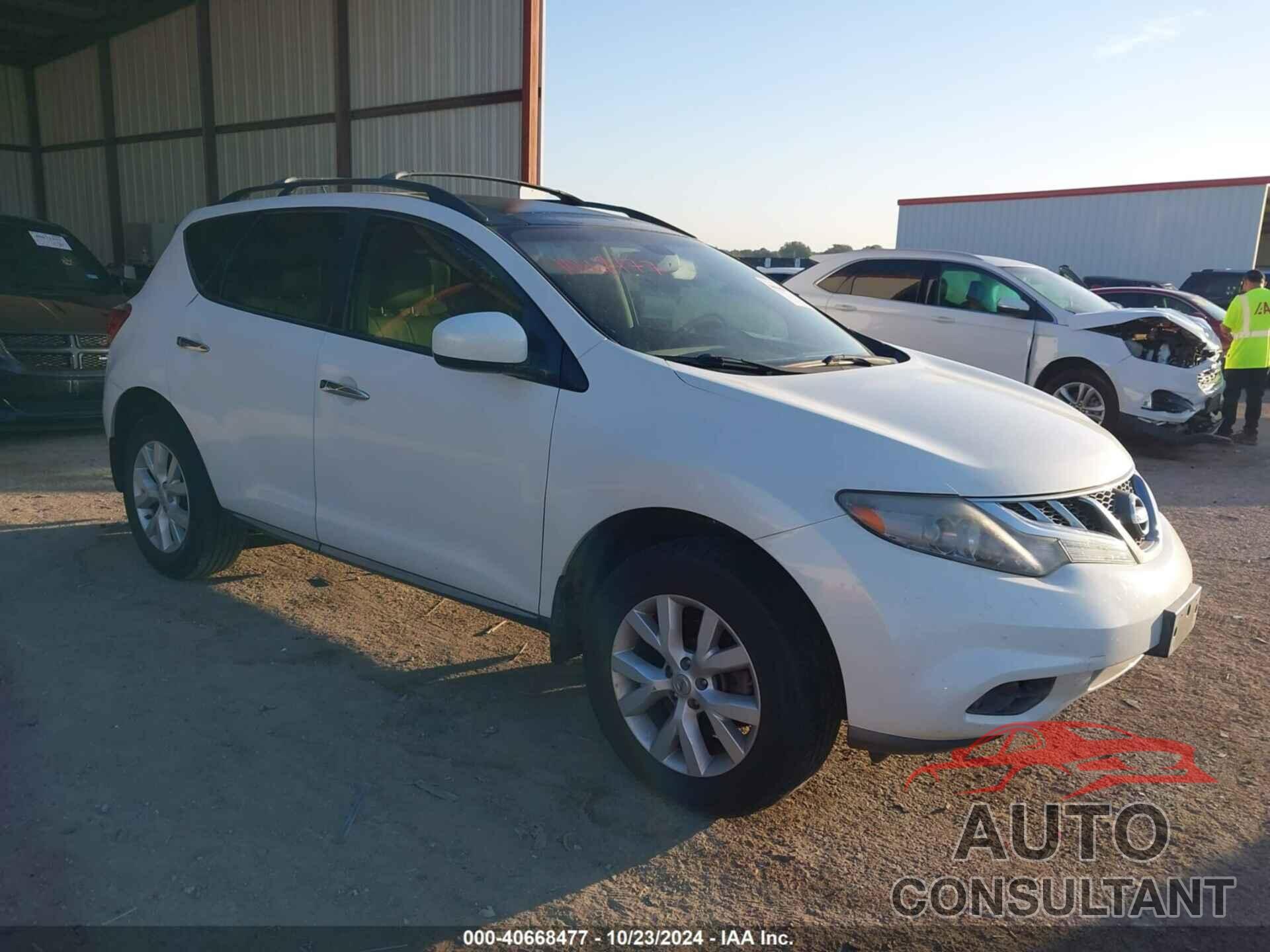 NISSAN MURANO 2013 - JN8AZ1MU3DW208944