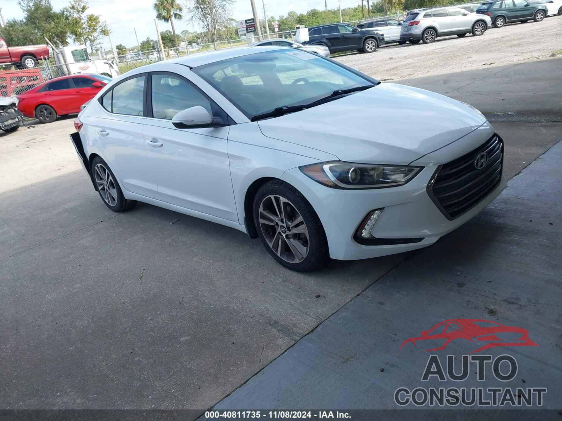 HYUNDAI ELANTRA 2018 - 5NPD84LF7JH296043